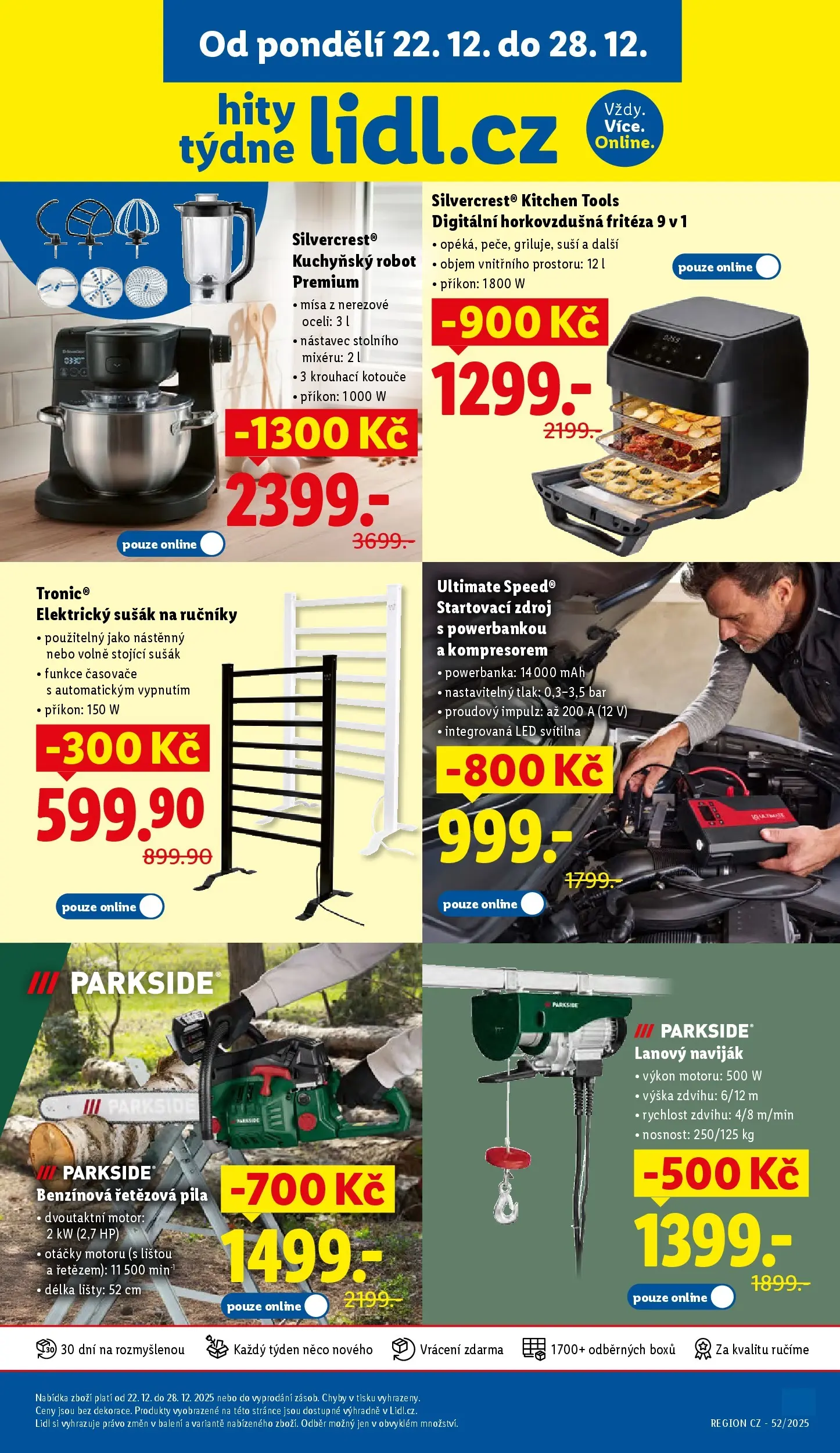 Lidl leták od 20.12.2025 - Nový akční leták | Strana: 27 | Produkty: LED svítilna, Ultimate Speed, Startovací zdroj, Svítilna