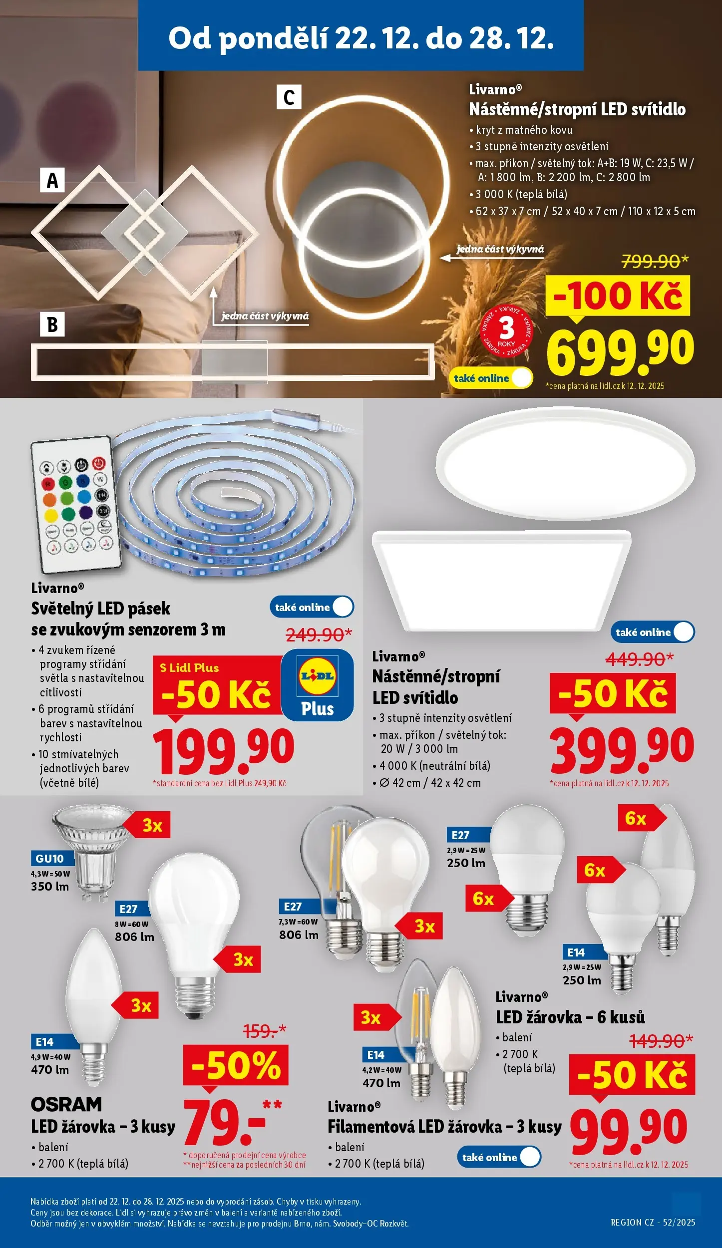 Lidl leták od 20.12.2025 - Nový akční leták | Strana: 37 | Produkty: LED pásek, LED