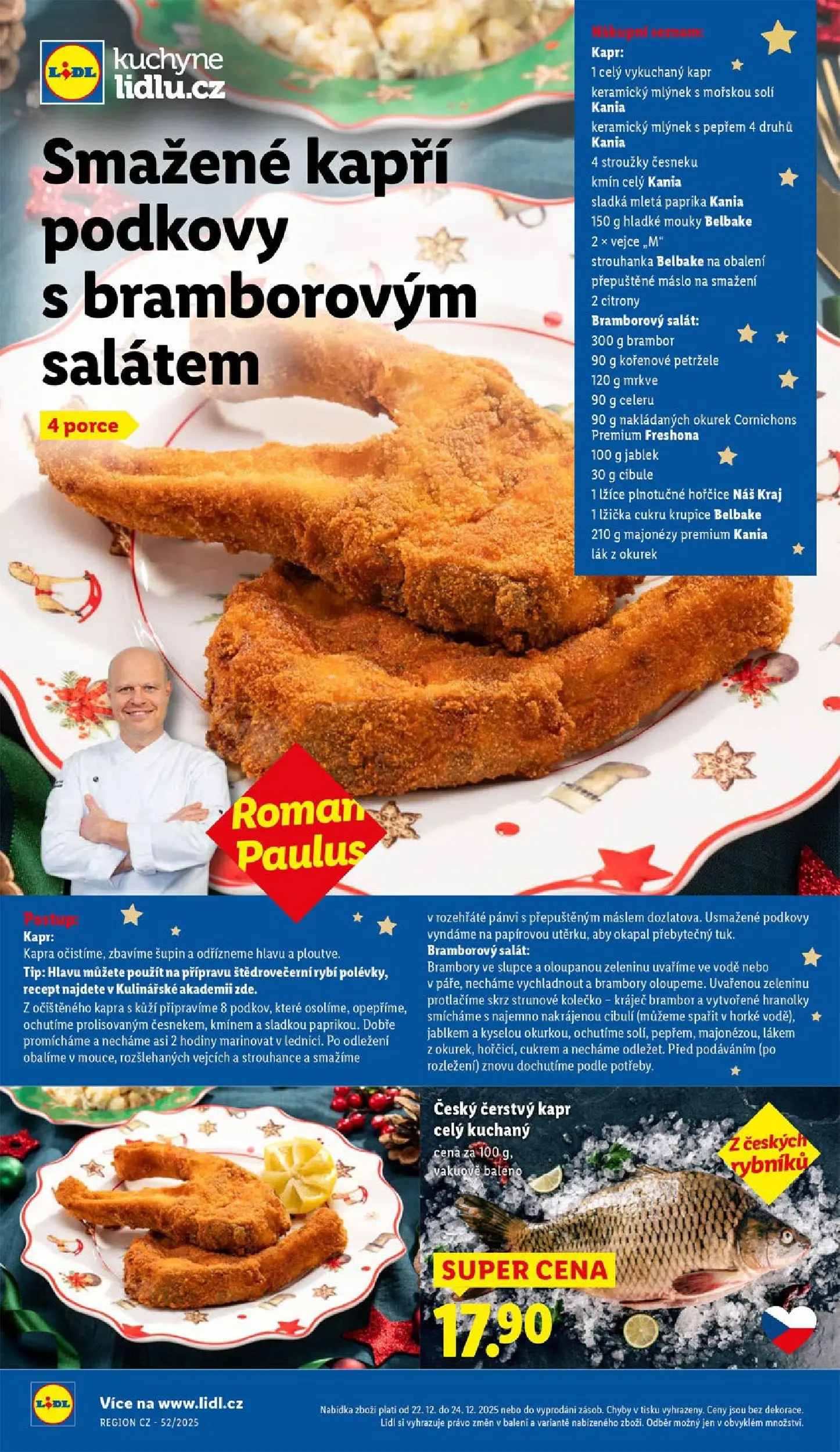 Lidl leták od 20.12.2025 - Nový akční leták | Strana: 38 | Produkty: Bramborový salát, Paprika, Citróny, Strouhanka
