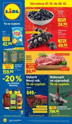 Náhled letáku Lidl - Lidl leták do 28.12.2025 od 26.12.2025