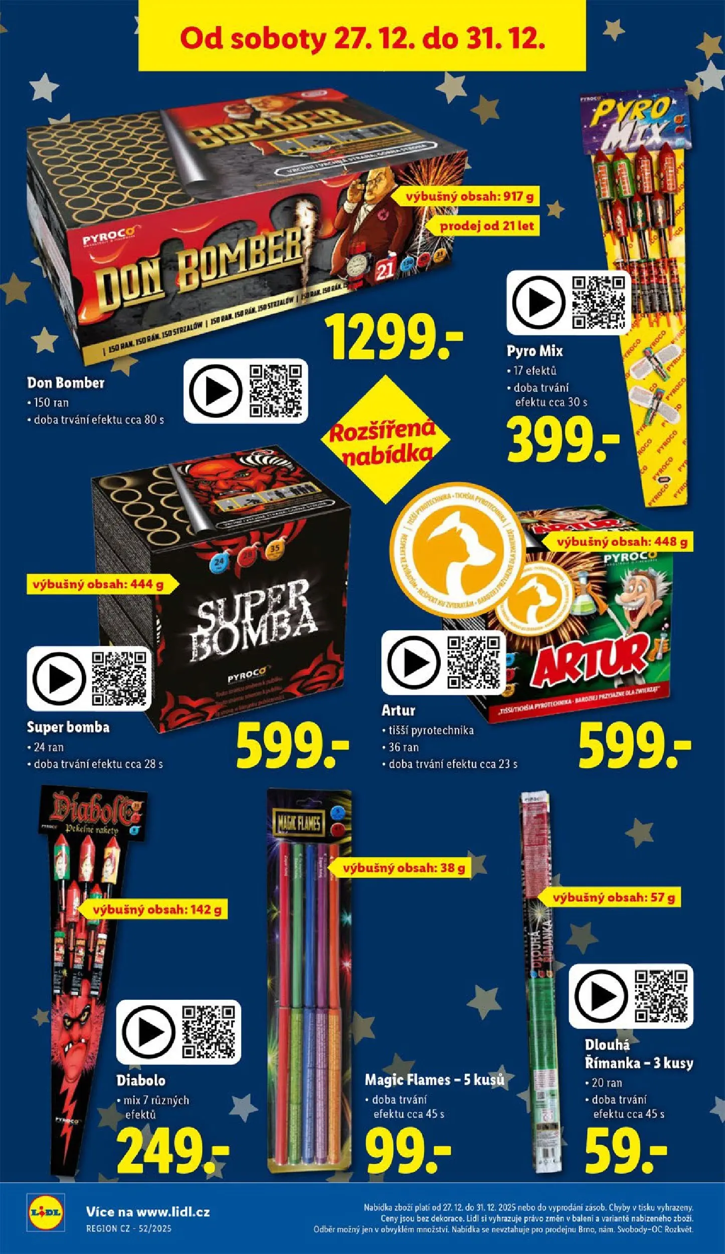 Lidl leták od 26.12.2025 - Nový akční leták | Strana: 8 | Produkty: Pyrotechnika