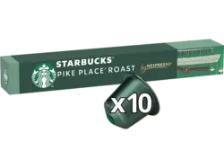 Starbucks Pike Place Roast Kaffeekapsel, 10 St&uuml;ck, Kompatibles System: Nespresso