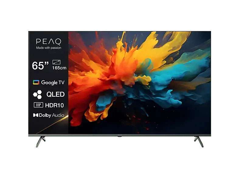 Peaq PTV 65GQU-5025C (2025) 65 Zoll Google QLED UHD Smart TV; QLED TV