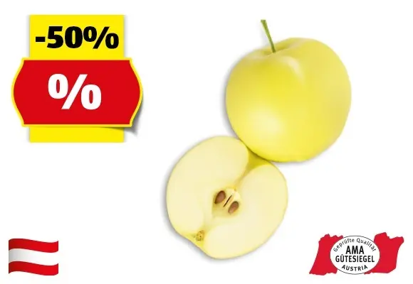 HOFER MARKTPLATZ &Auml;pfel "Berggolden" aus &Ouml;sterreich