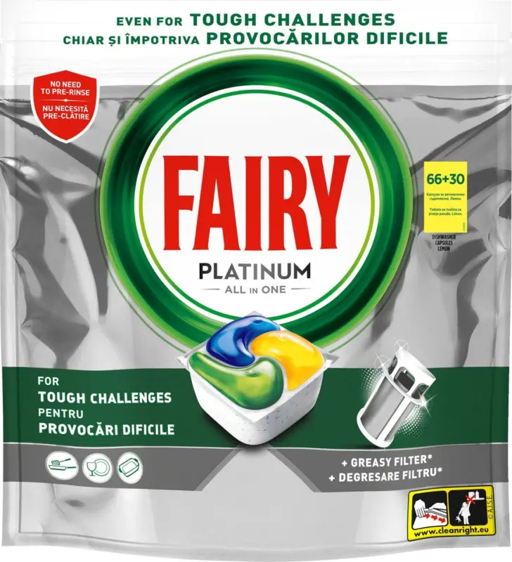 Fairy Таблетки за съдомиялна Platinum
