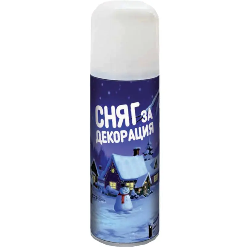 Спрей изкуствен сняг за декорация