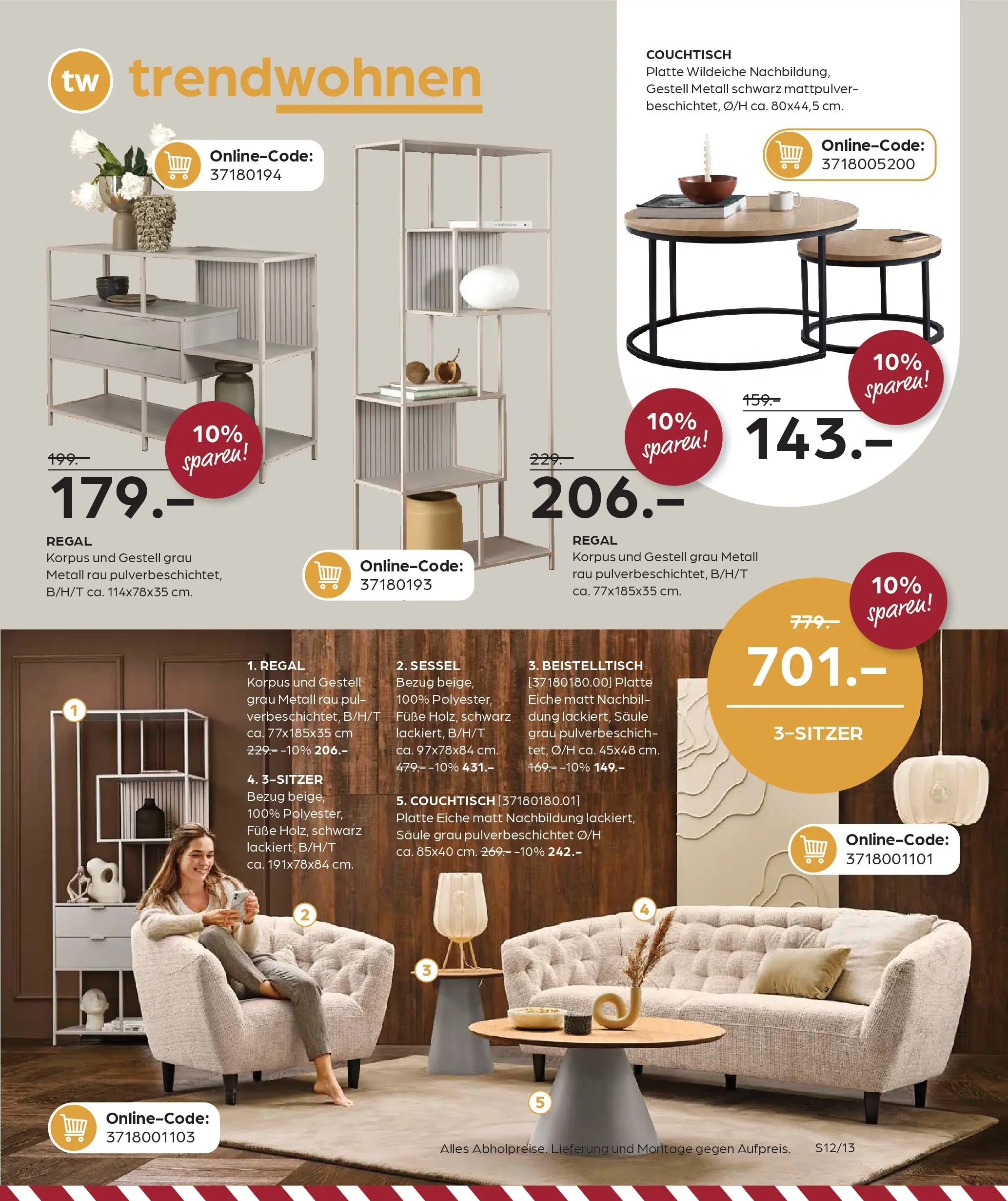 Entdecke - Möbelangebote (ab 26.12.2025) zum Blättern | Seite: 13