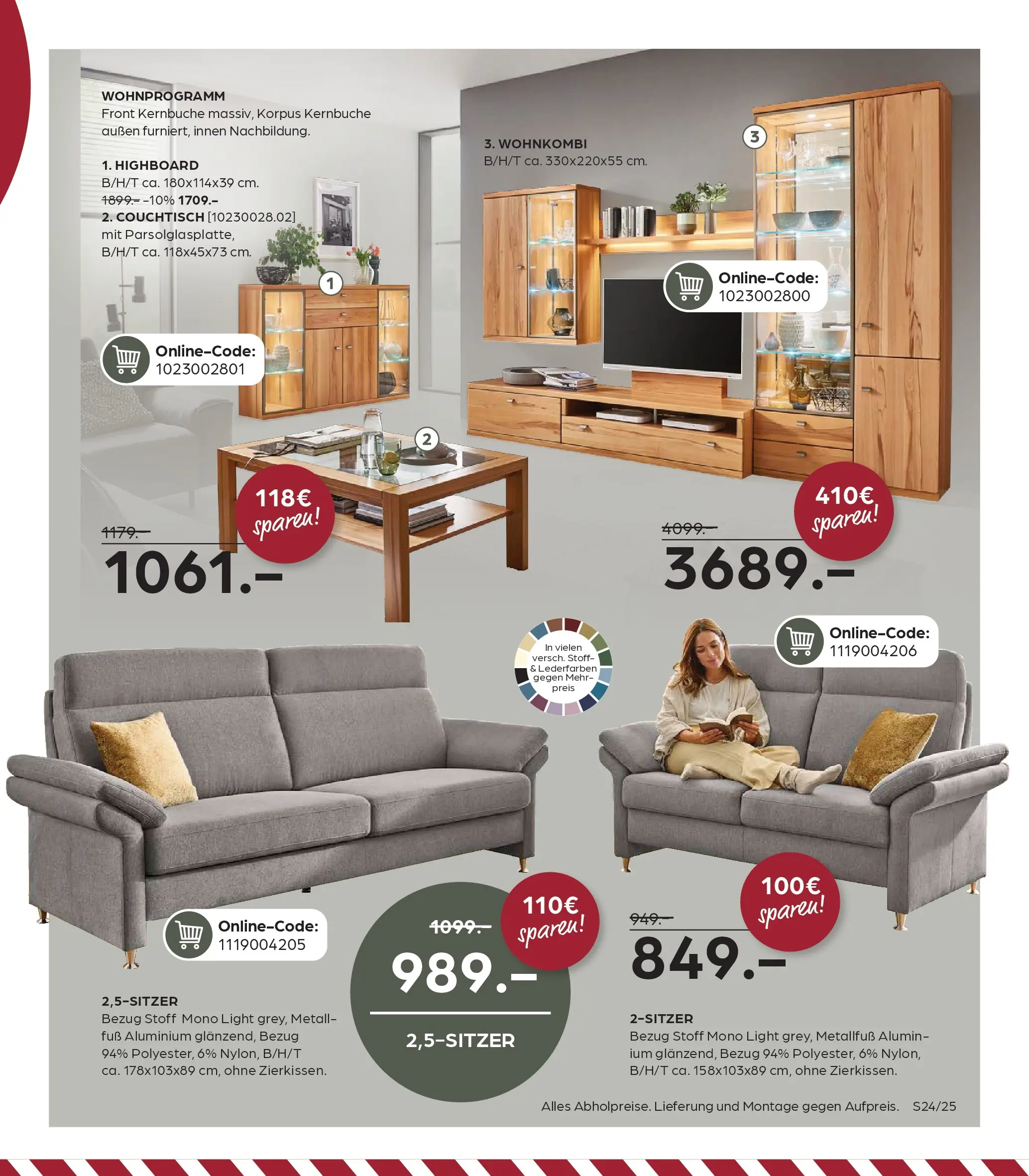 Entdecke - Möbelangebote (ab 26.12.2025) zum Blättern | Seite: 25
