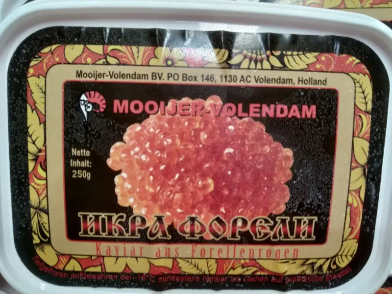 Kaviar von Forellenrogen