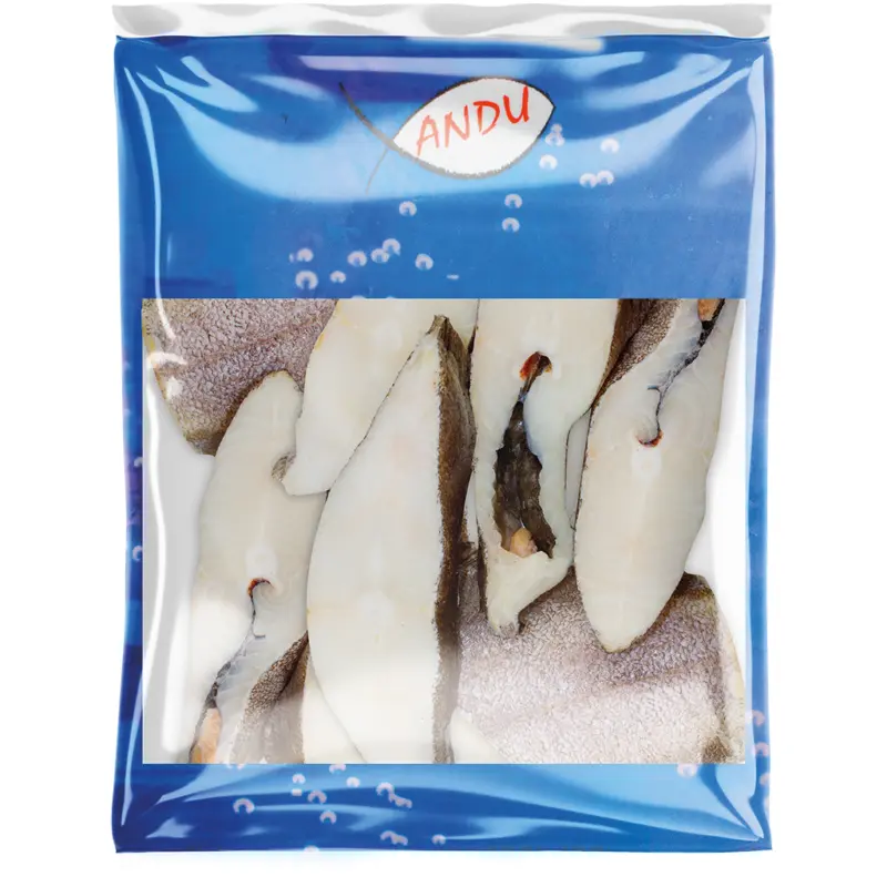 Schwarz Heilbuttschnitten, tiefgefroren