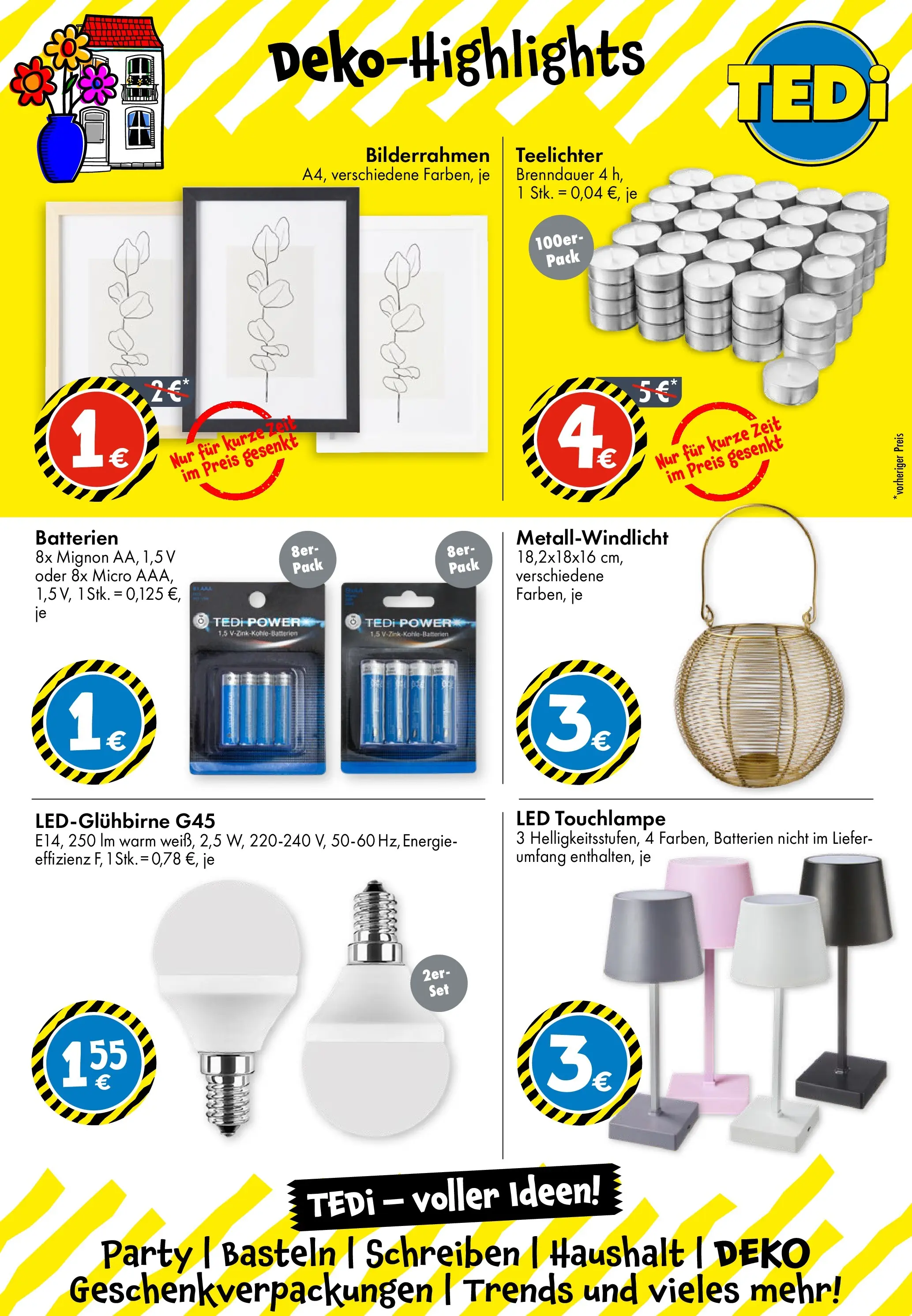 TEDi - TEDi Neueröffnung Falkenstein (ab 31.12.2025) zum Blättern | Seite: 13 | Produkte: Batterien, Bilderrahmen