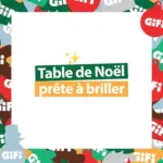 GiFi Avec notre vaisselle jetable de No&euml;l, tout devient facile et festif ! - au 25.12.2025