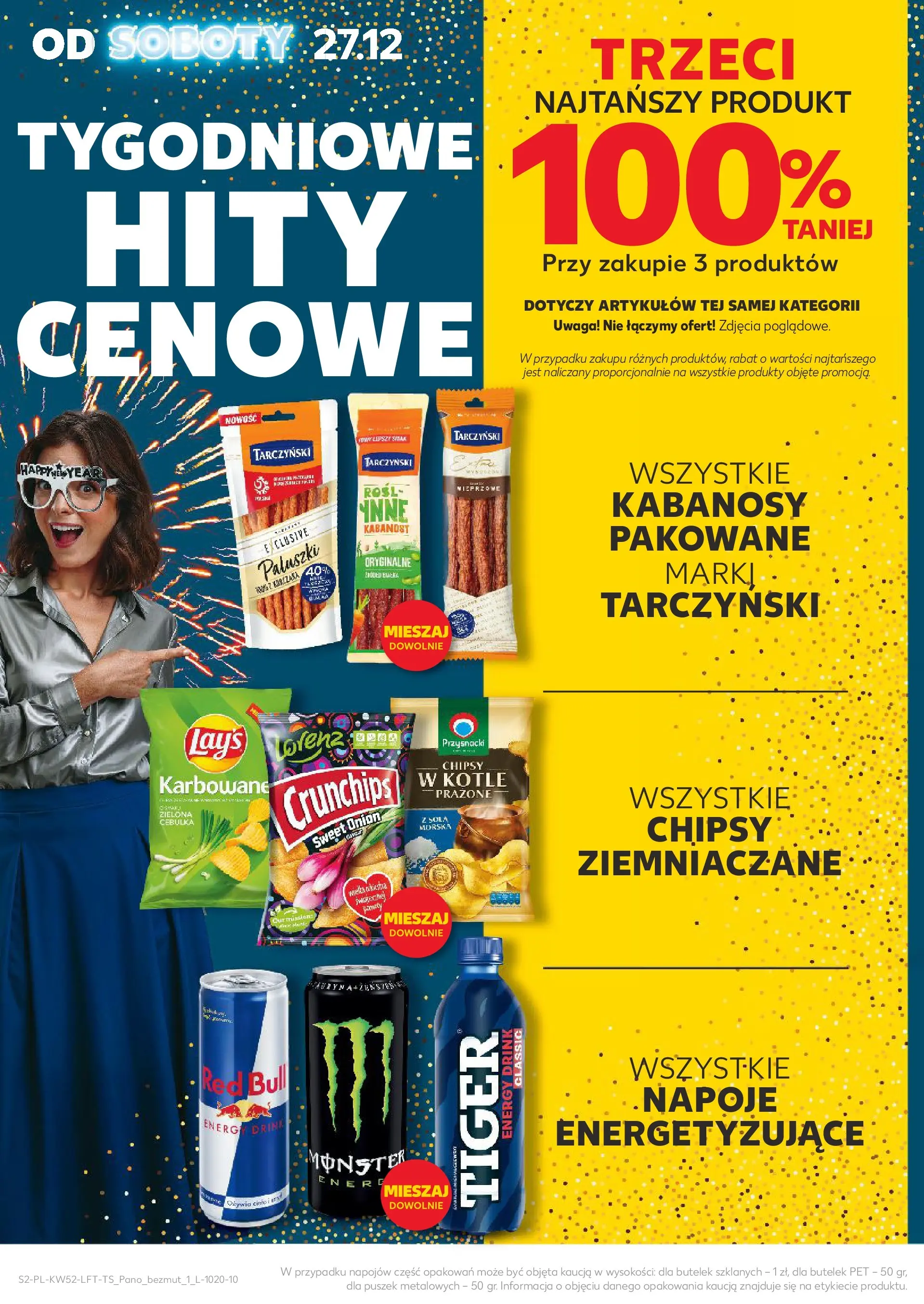 Kaufland - Kaufland Food ważne do 31.12 od 26.12.2025 - od jutra PDF | Strona: 2 | Produkty: Chipsy, Napoje, Kabanosy, Paluszki