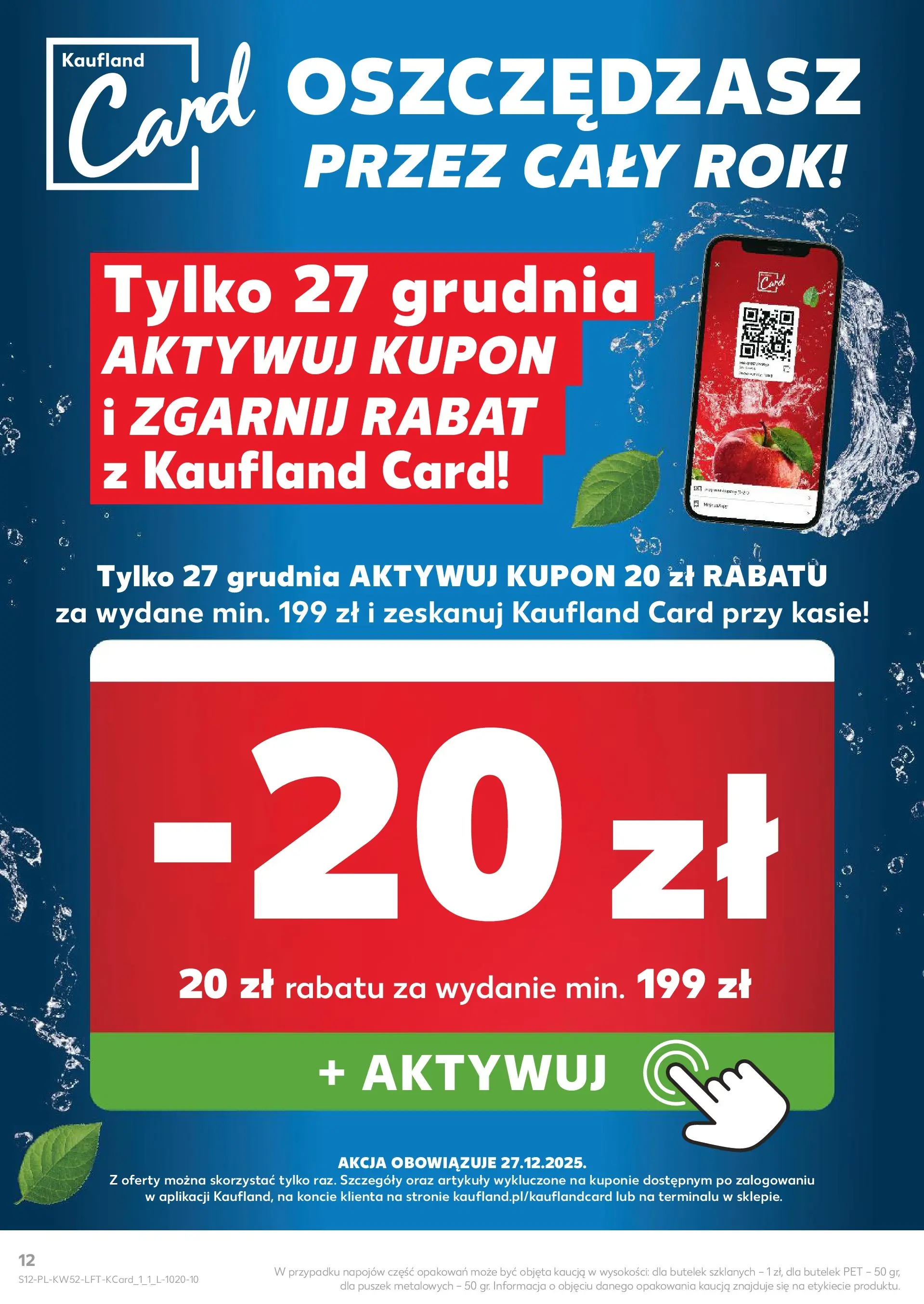 Kaufland - Kaufland Food ważne do 31.12 od 26.12.2025 - od jutra PDF | Strona: 12