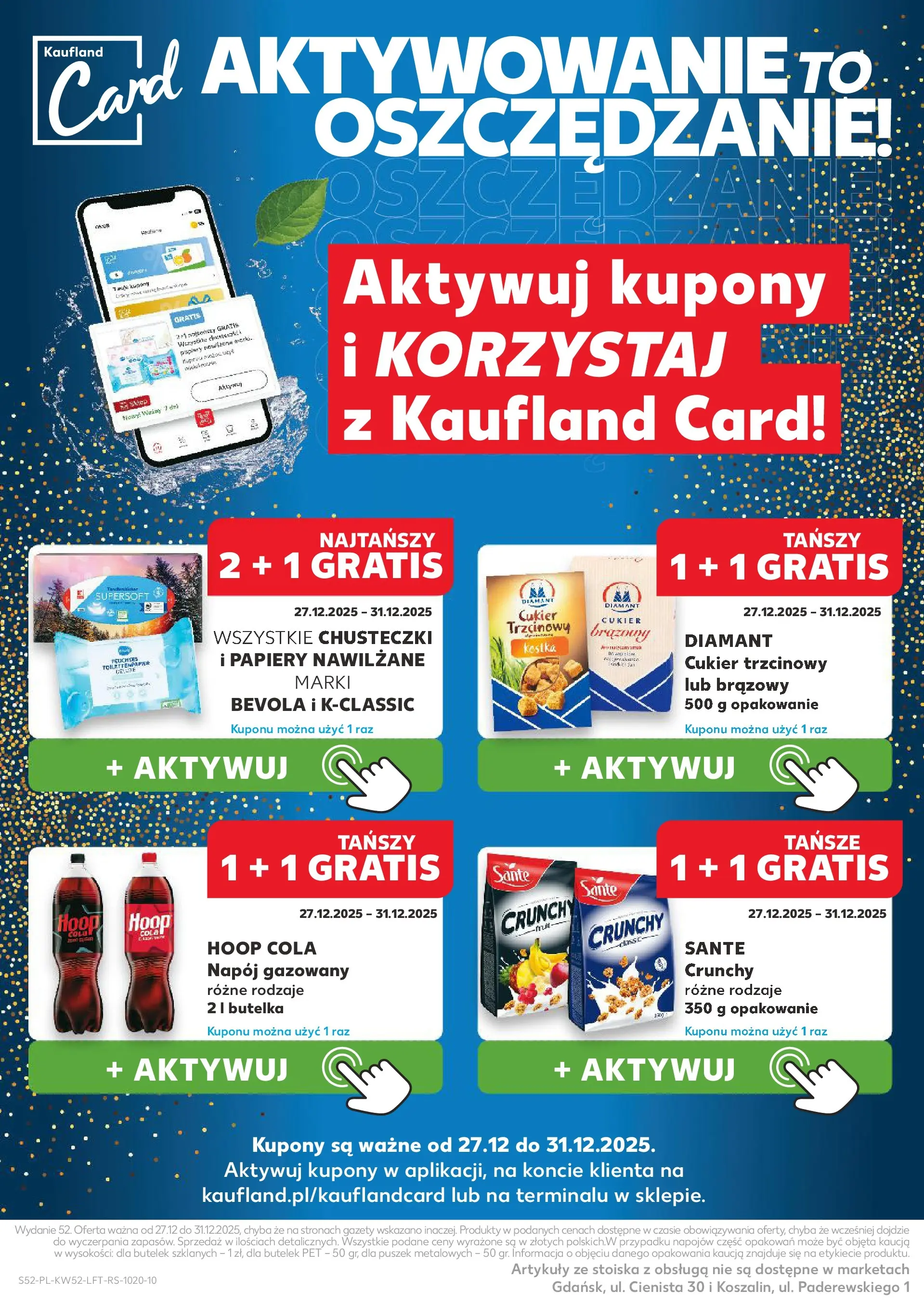 Kaufland - Kaufland Food ważne do 31.12 od 26.12.2025 - od jutra PDF | Strona: 52 | Produkty: Cukier trzcinowy, Cukier