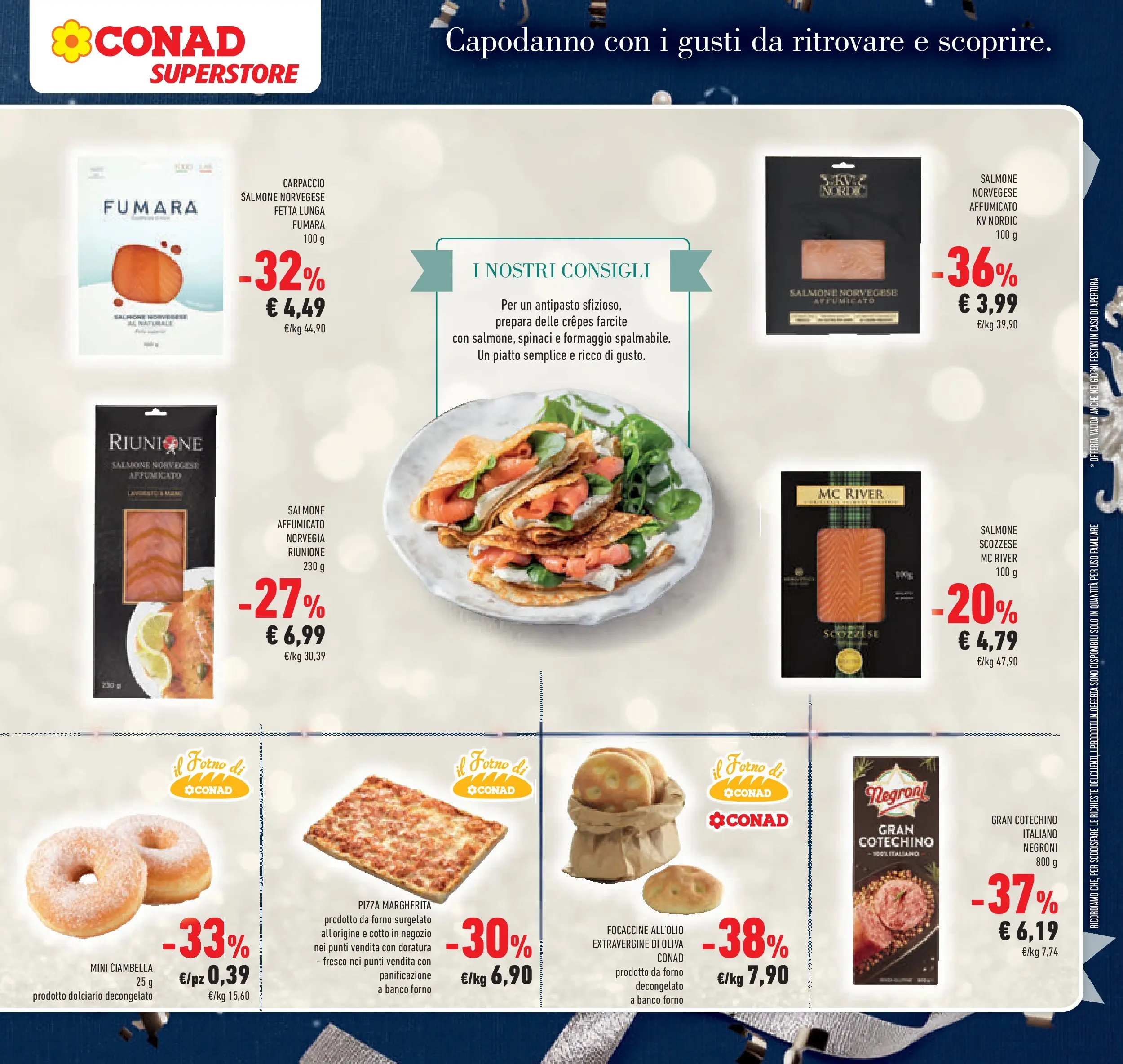 Volantino Conad dal 26/12/2025 > Anteprima | Pagina: 15 | Prodotti: Sale, The, Piatto, Cotechino