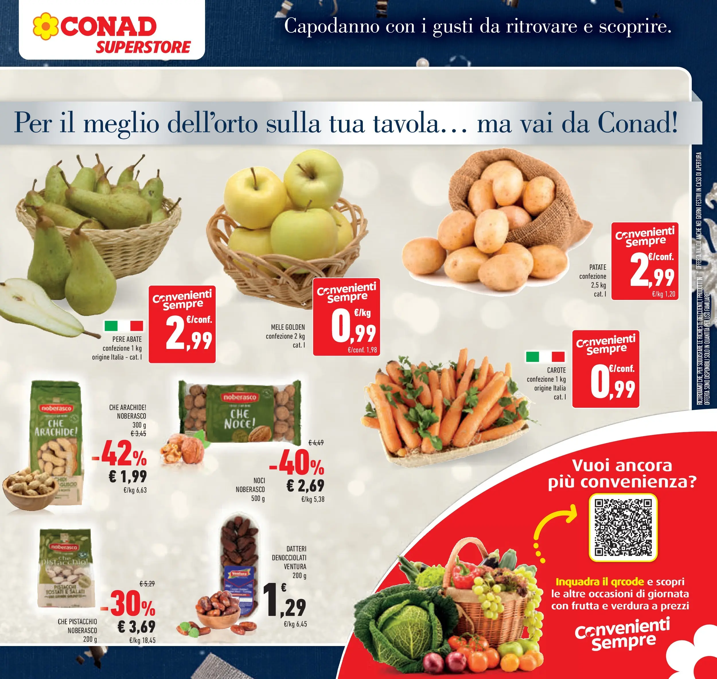 Volantino Conad dal 26/12/2025 > Anteprima | Pagina: 17 | Prodotti: Mele, Patate, Frutta, Carote