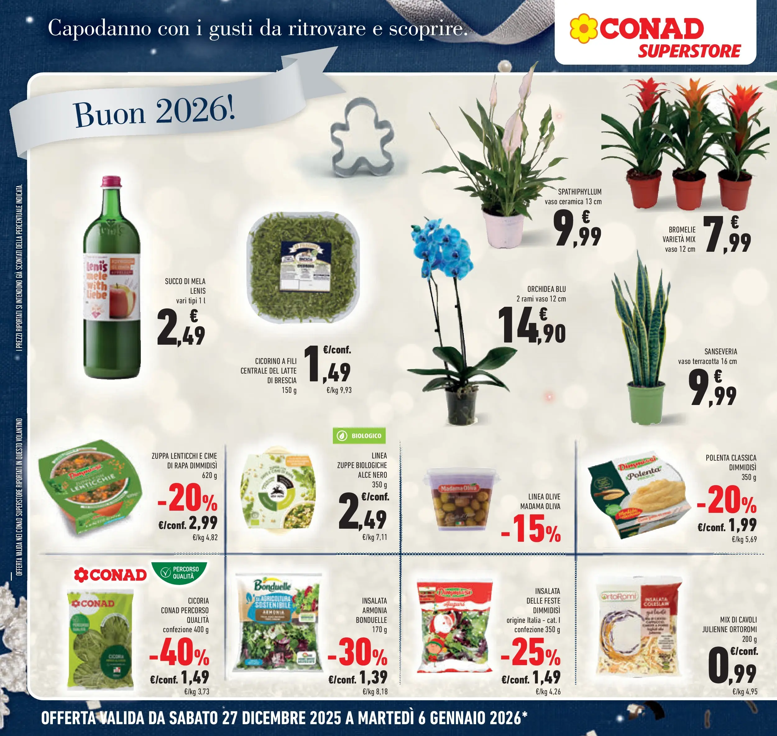 Volantino Conad dal 26/12/2025 > Anteprima | Pagina: 18 | Prodotti: Insalata, Lenticchie, Orchidea, Vaso