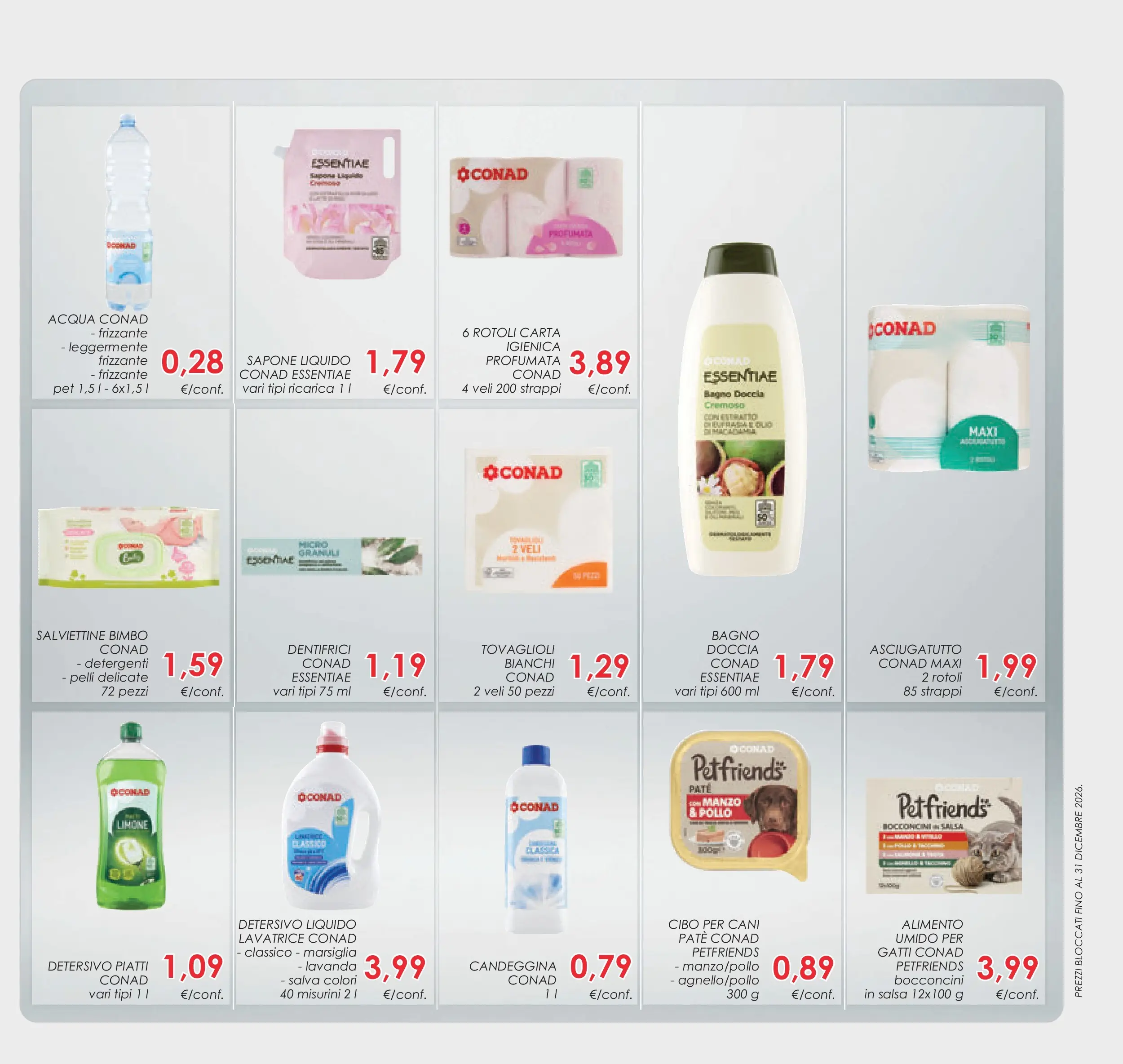 Volantino Conad dal 26/12/2025 > Anteprima | Pagina: 41 | Prodotti: Paté, Pollo, Manzo, Candeggina