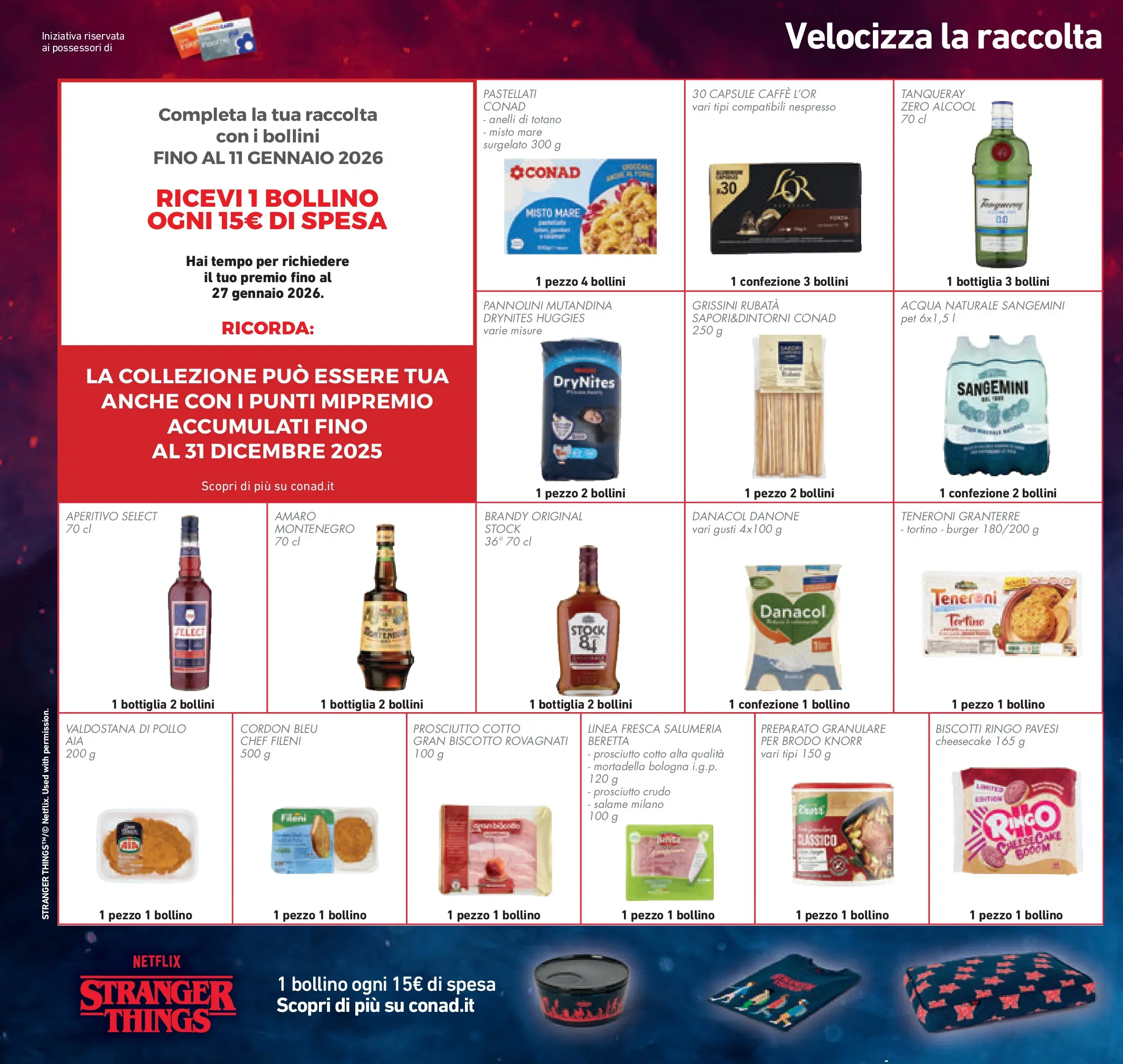 Volantino Conad dal 26/12/2025 > Anteprima | Pagina: 44 | Prodotti: Gin, Acqua naturale, Totano, Brandy