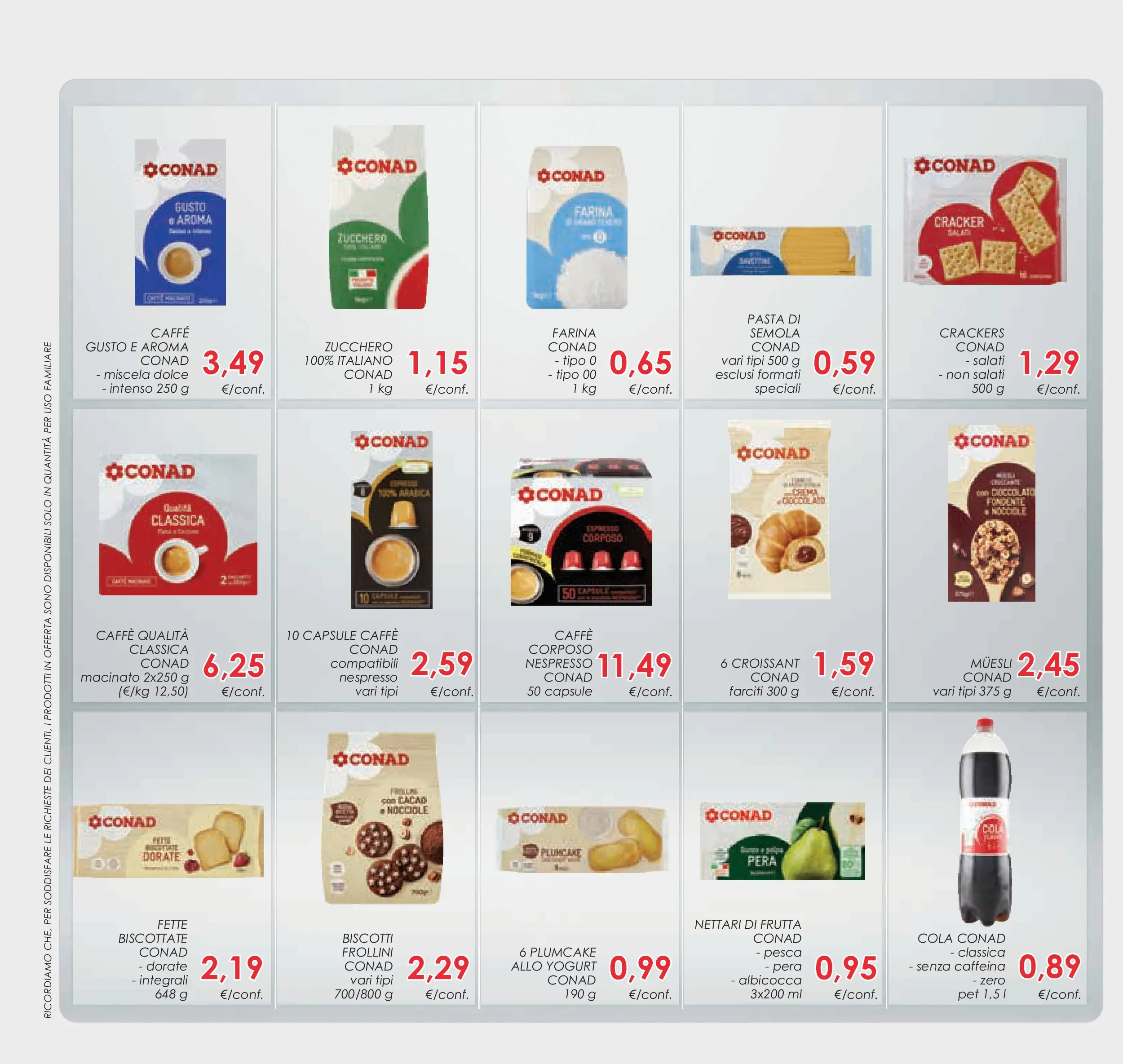 Volantino Conad dal 26/12/2025 > Anteprima | Pagina: 36 | Prodotti: Crema, Farina, Nocciole, Frollini