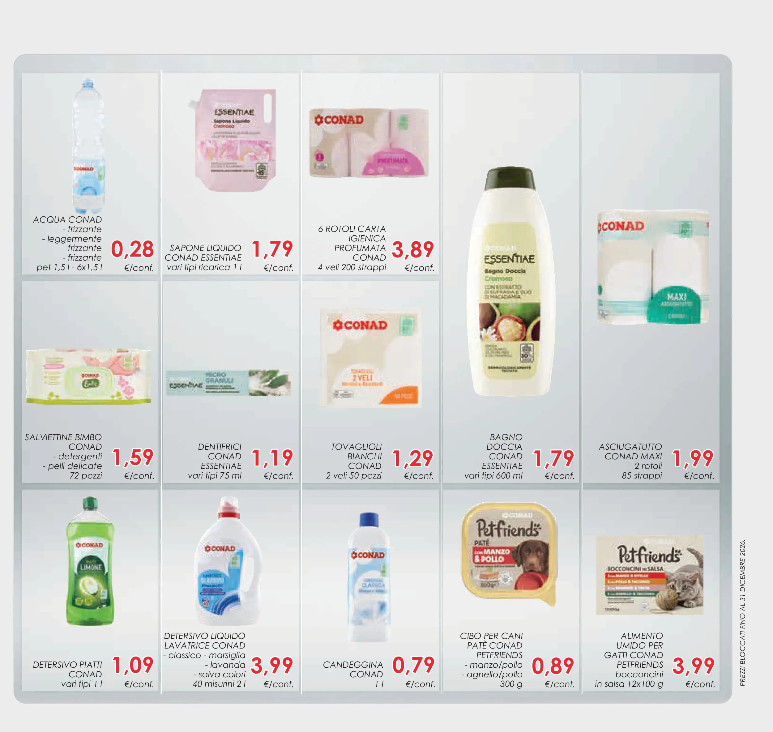 Volantino Conad dal 26/12/2025 > Anteprima | Pagina: 37 | Prodotti: Carta igienica, Sapone, Candeggina, Lavanda