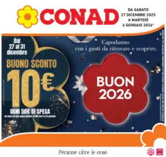 Anteprima del volantino Conad - Buon 2026 valido a partire dal 26.12.2025