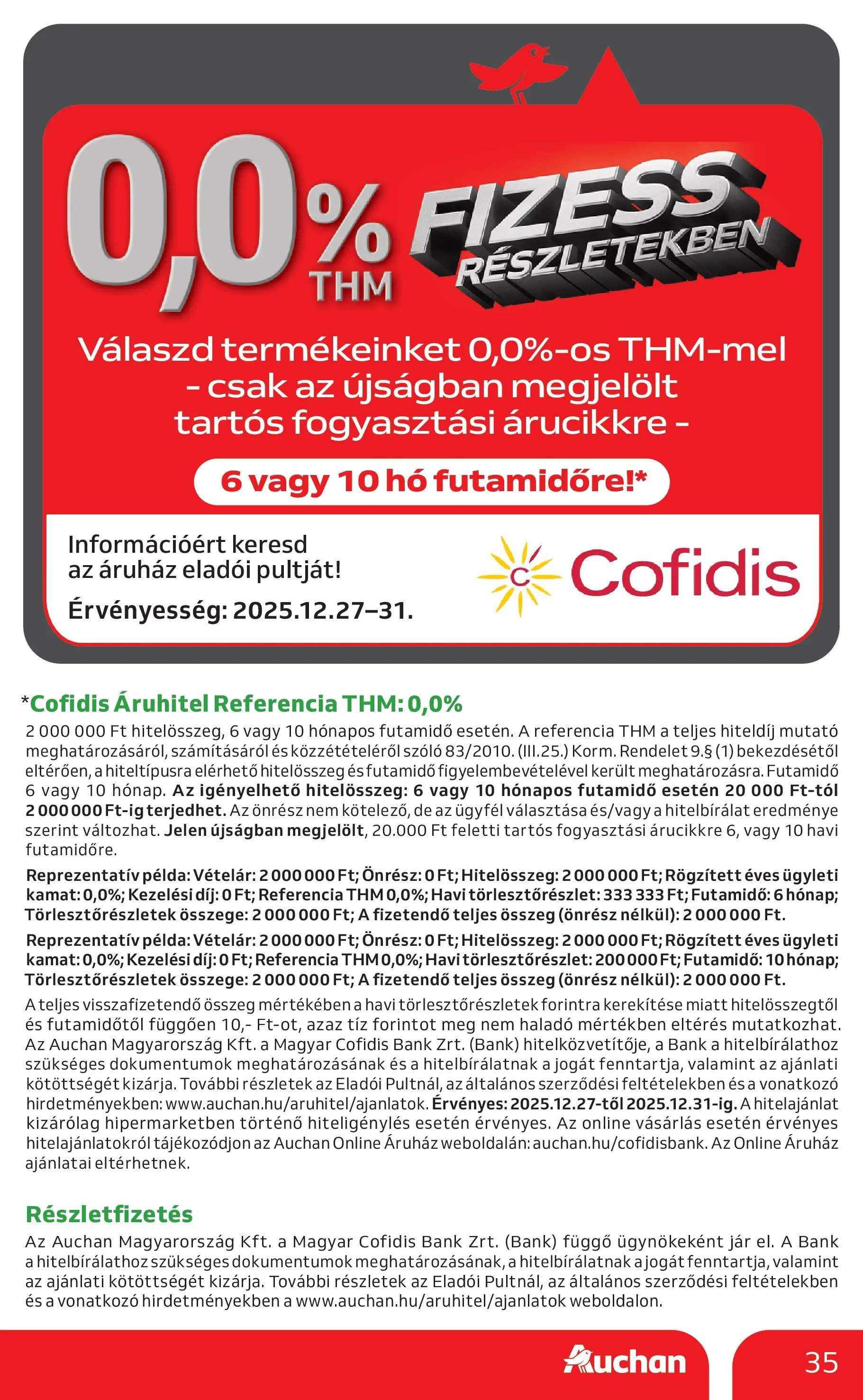Auchan Akciós újság Székesfehérvár - 2025.12.27. -tól/töl > akció, lapozható szórólap 🛍️ | Oldal: 35 | Termékek: Szőlő