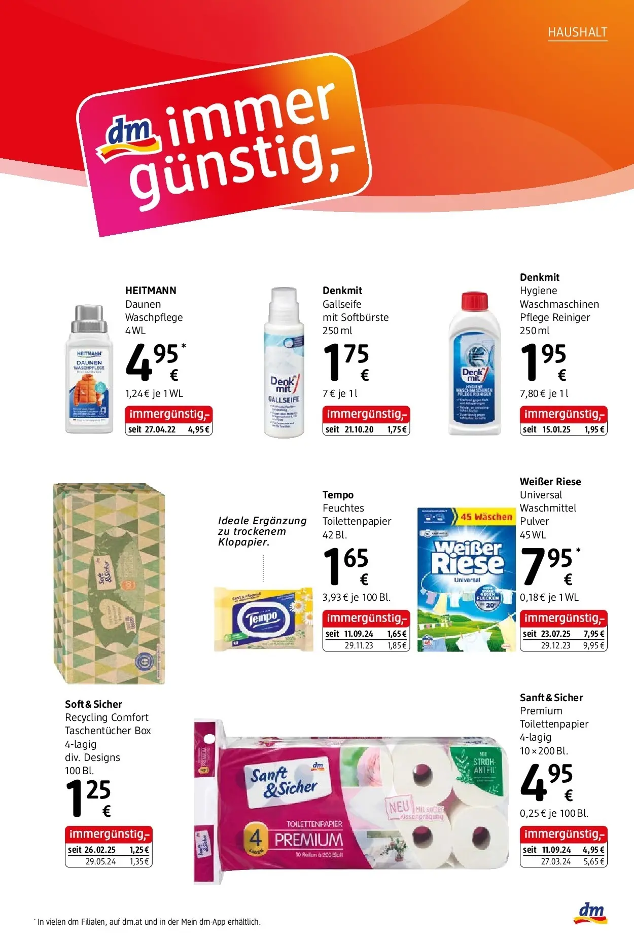 dm drogerie markt Journal Jänner 2026 von 08.01.2026 - Aktuelle Angebote | Seite: 5 | Produkte: Box, Waschmittel