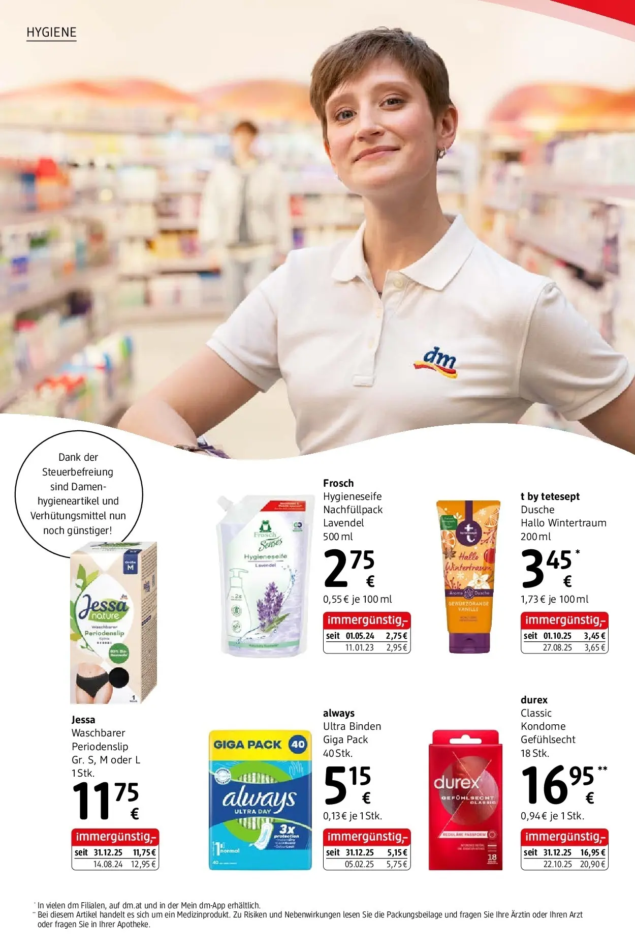 dm drogerie markt Journal Jänner 2026 von 08.01.2026 - Aktuelle Angebote | Seite: 8 | Produkte: Dusche