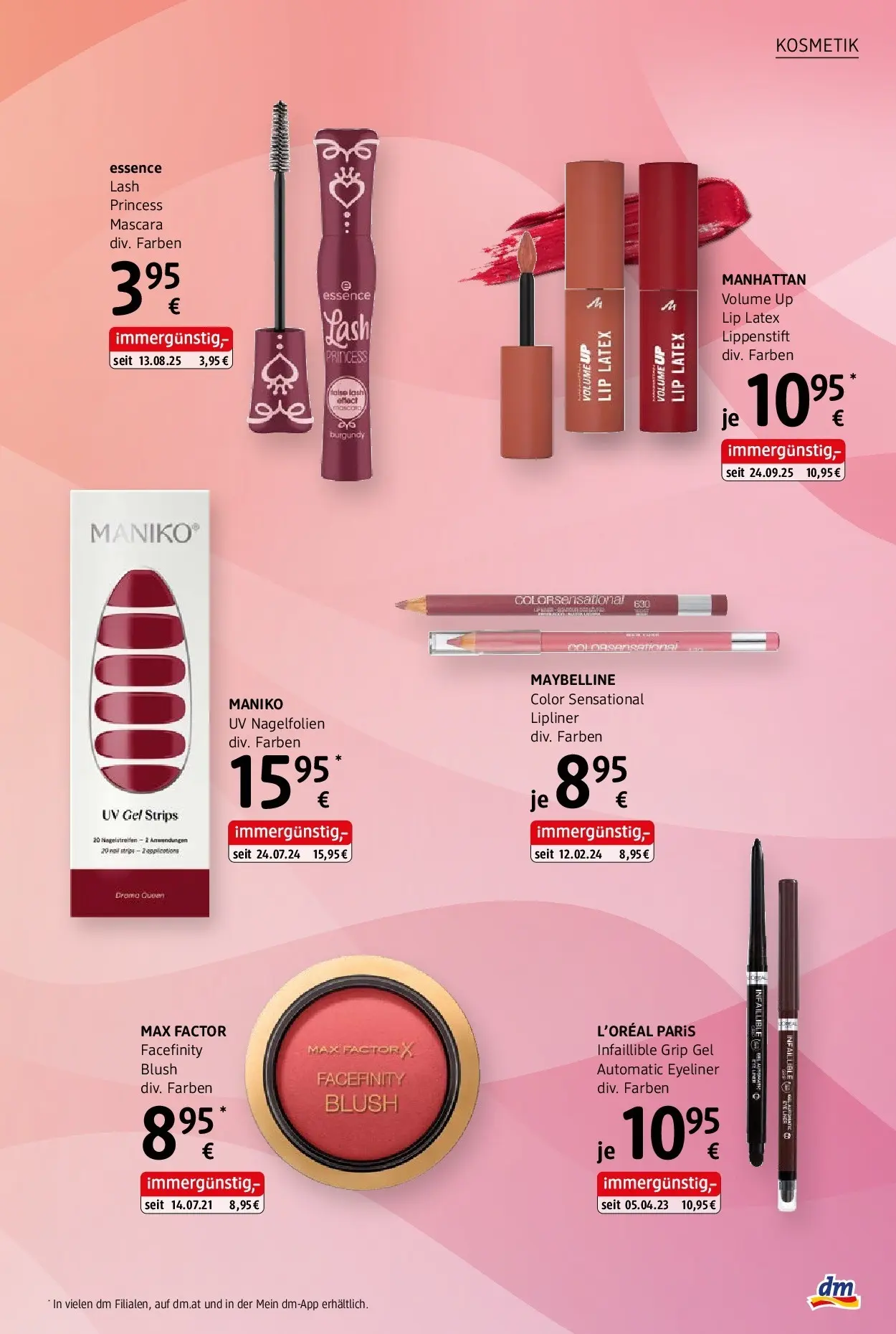 dm drogerie markt Journal Jänner 2026 von 08.01.2026 - Aktuelle Angebote | Seite: 17 | Produkte: Eyeliner, Lippenstift