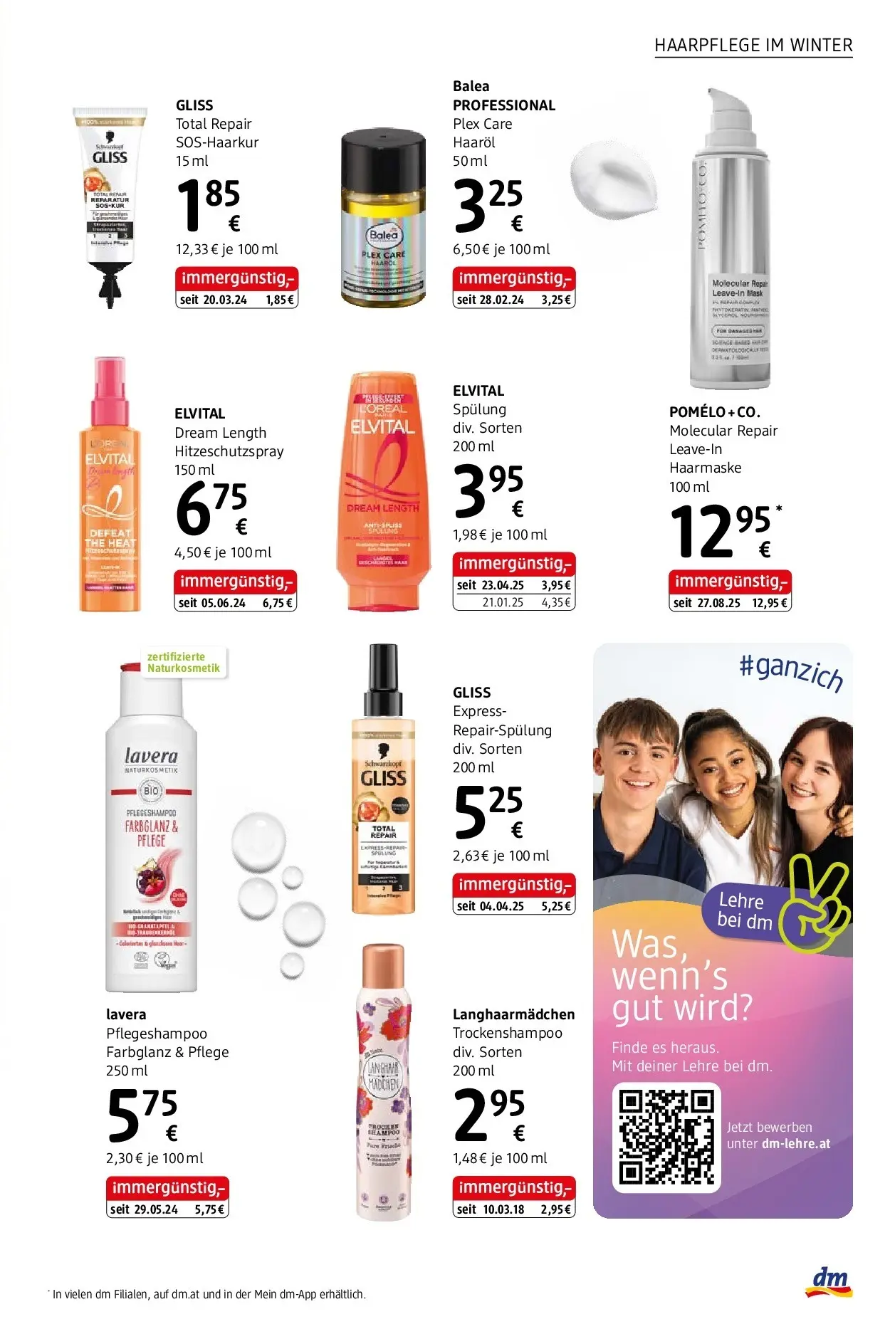 dm drogerie markt Journal Jänner 2026 von 08.01.2026 - Aktuelle Angebote | Seite: 19 | Produkte: Shampoo, Spülung, Haarmaske, Haaröl