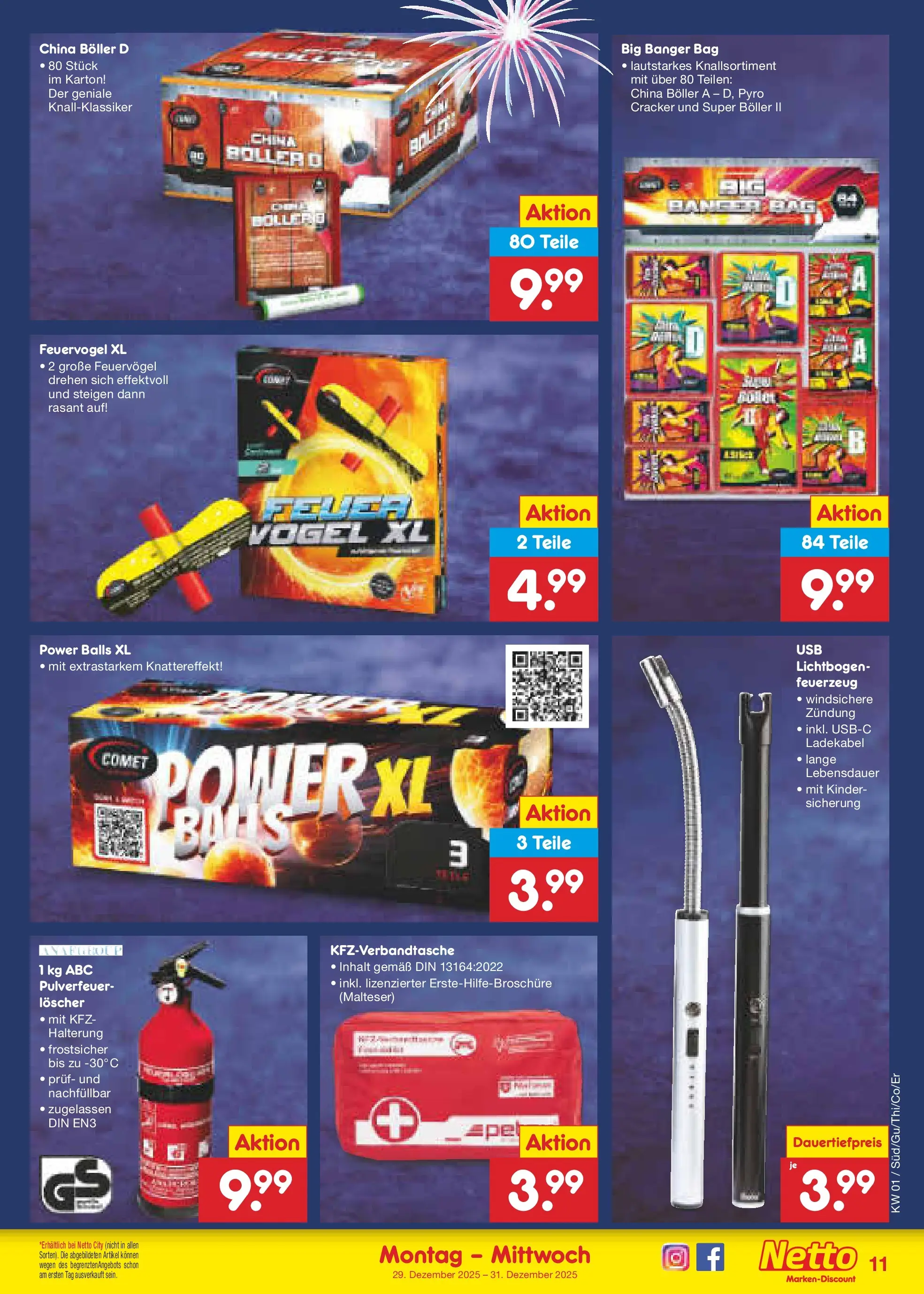 Netto Marken-Discount prospekt Bitterfeld-Wolfen	 (ab 28.12.2025) » Angebote | Seite: 28 | Produkte: Ladekabel