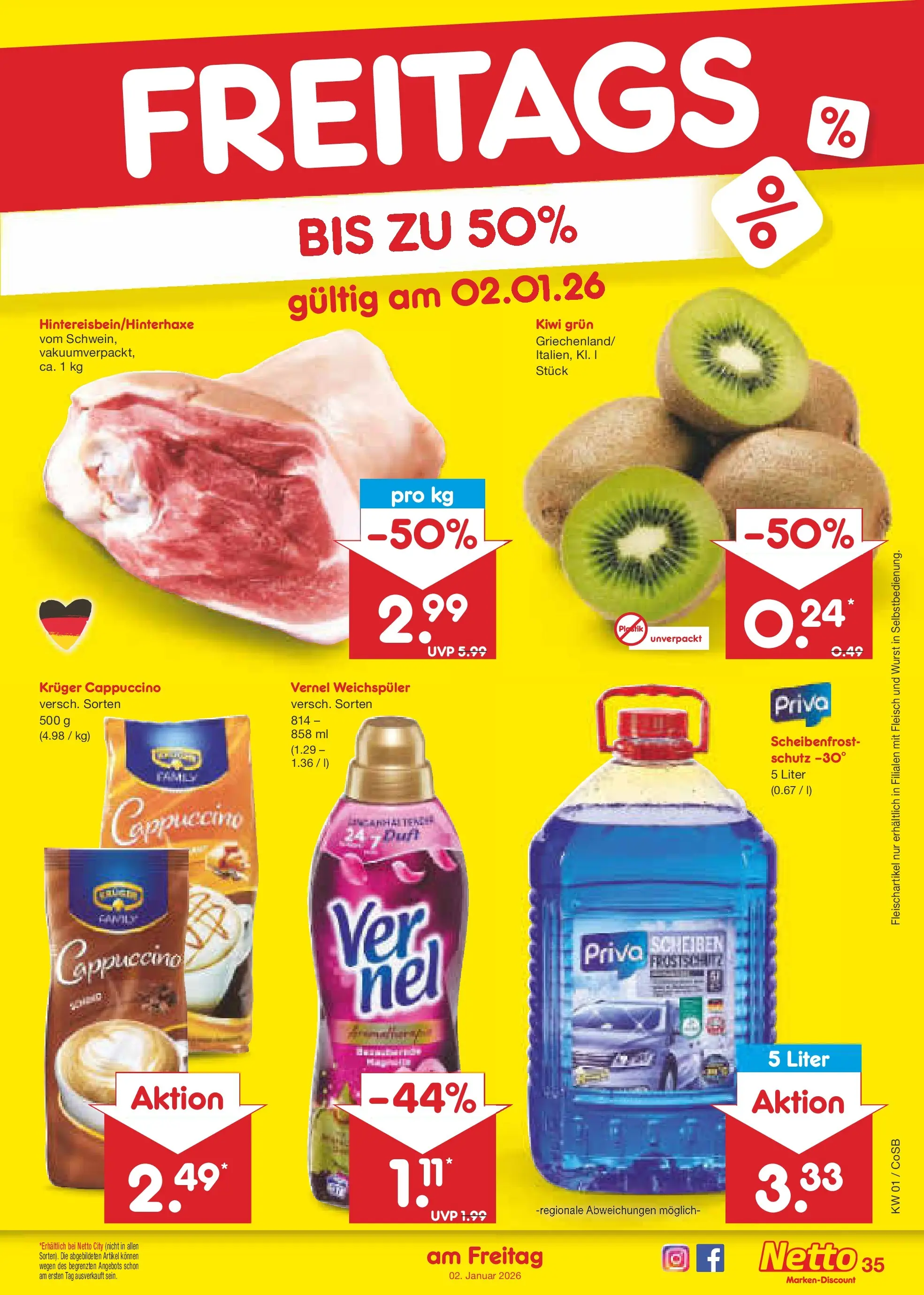 Netto Marken-Discount prospekt Bitterfeld-Wolfen	 (ab 28.12.2025) » Angebote | Seite: 49 | Produkte: Duft, Wurst, Kiwi, Vernel