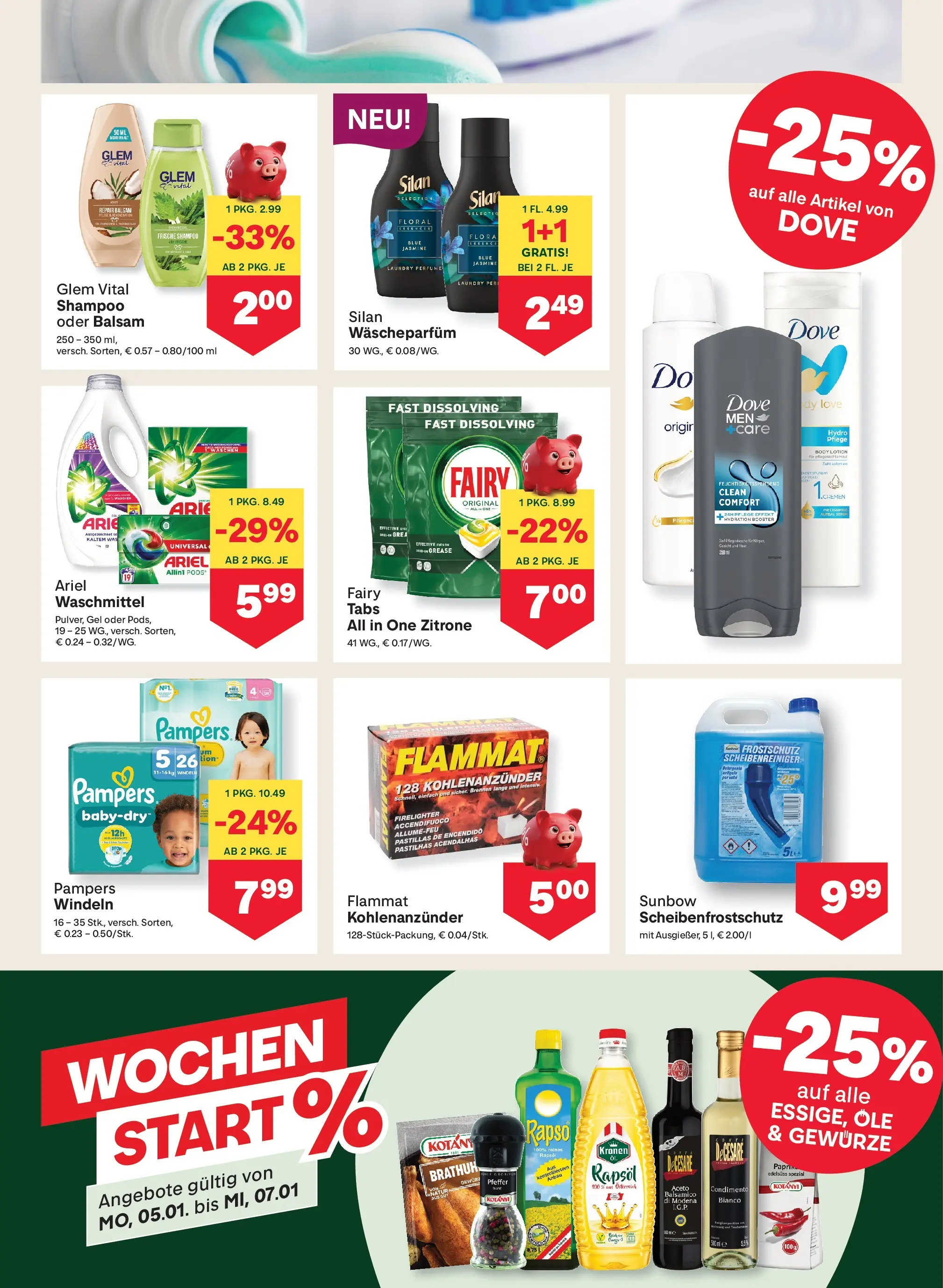 MPREIS Pfunds von 31.12.2025 - Aktuelle Angebote | Seite: 11 | Produkte: Gewürze, Zitrone, Shampoo, Waschmittel