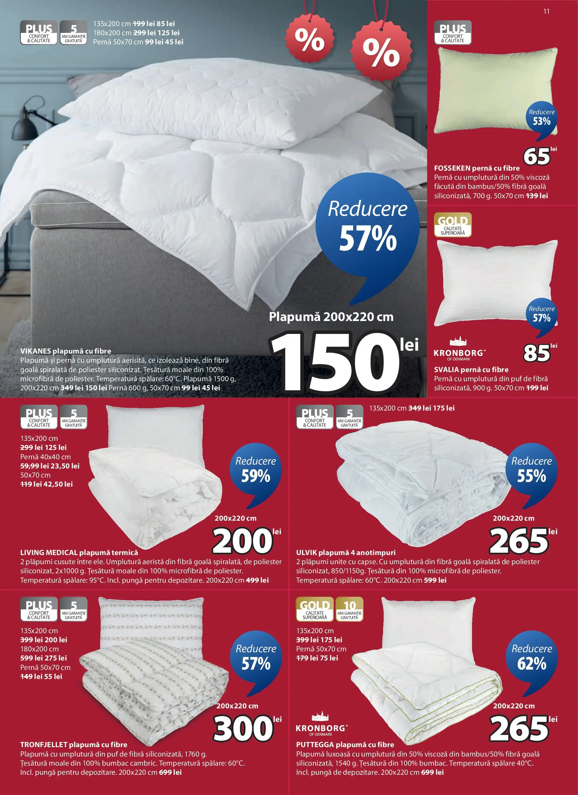 JYSK - Catalog JYSK până în data de 23.01.2026 - Oferta 31.12.2025 - 23.01.2026 | Pagină: 11 | Produse: Pungă, Pernă, Plapumă