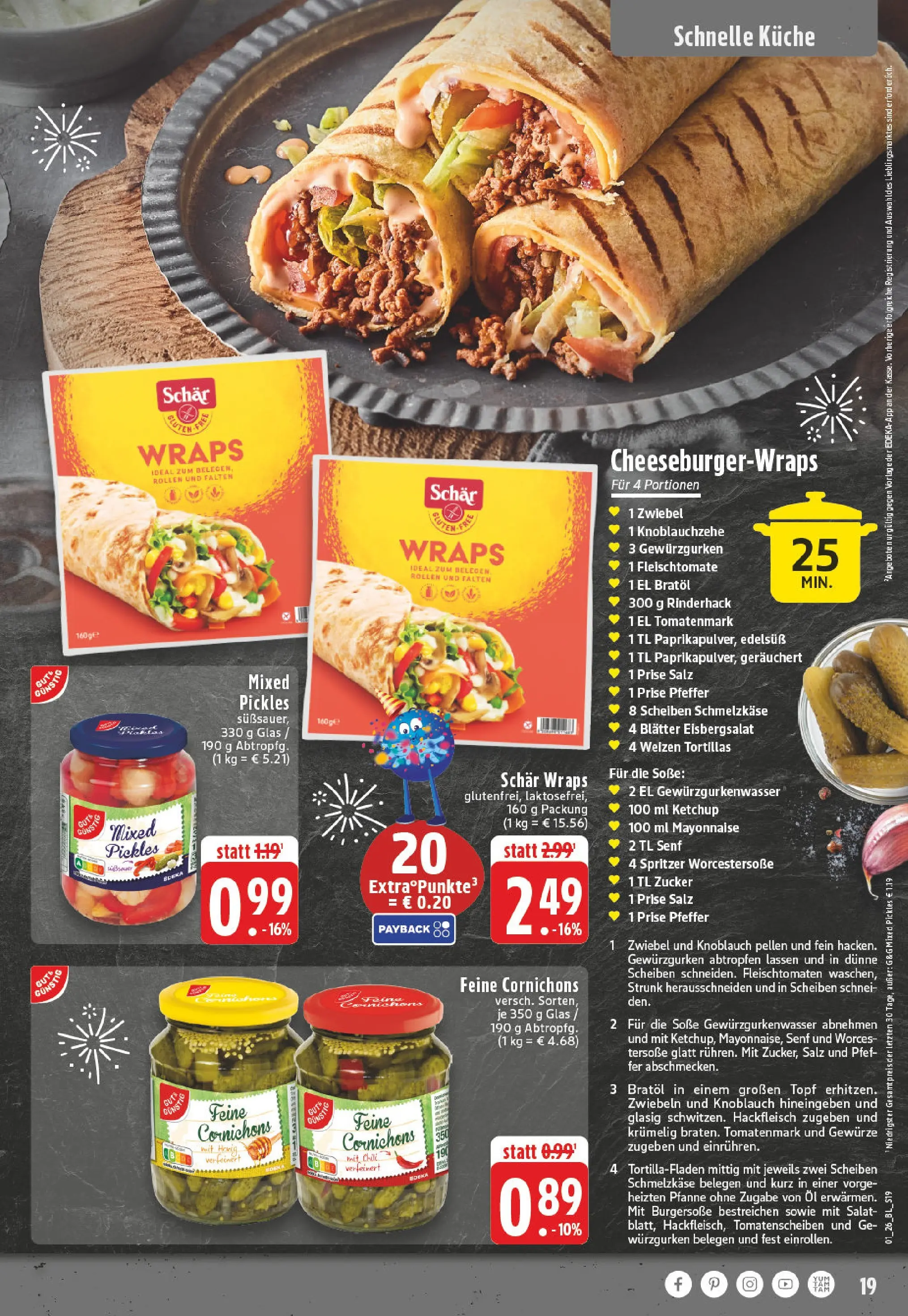 Edeka prospekt Detmold	 (ab 28.12.2025) » Angebote Online | Seite: 19 | Produkte: Soße, Pfeffer, Ketchup, Hackfleisch