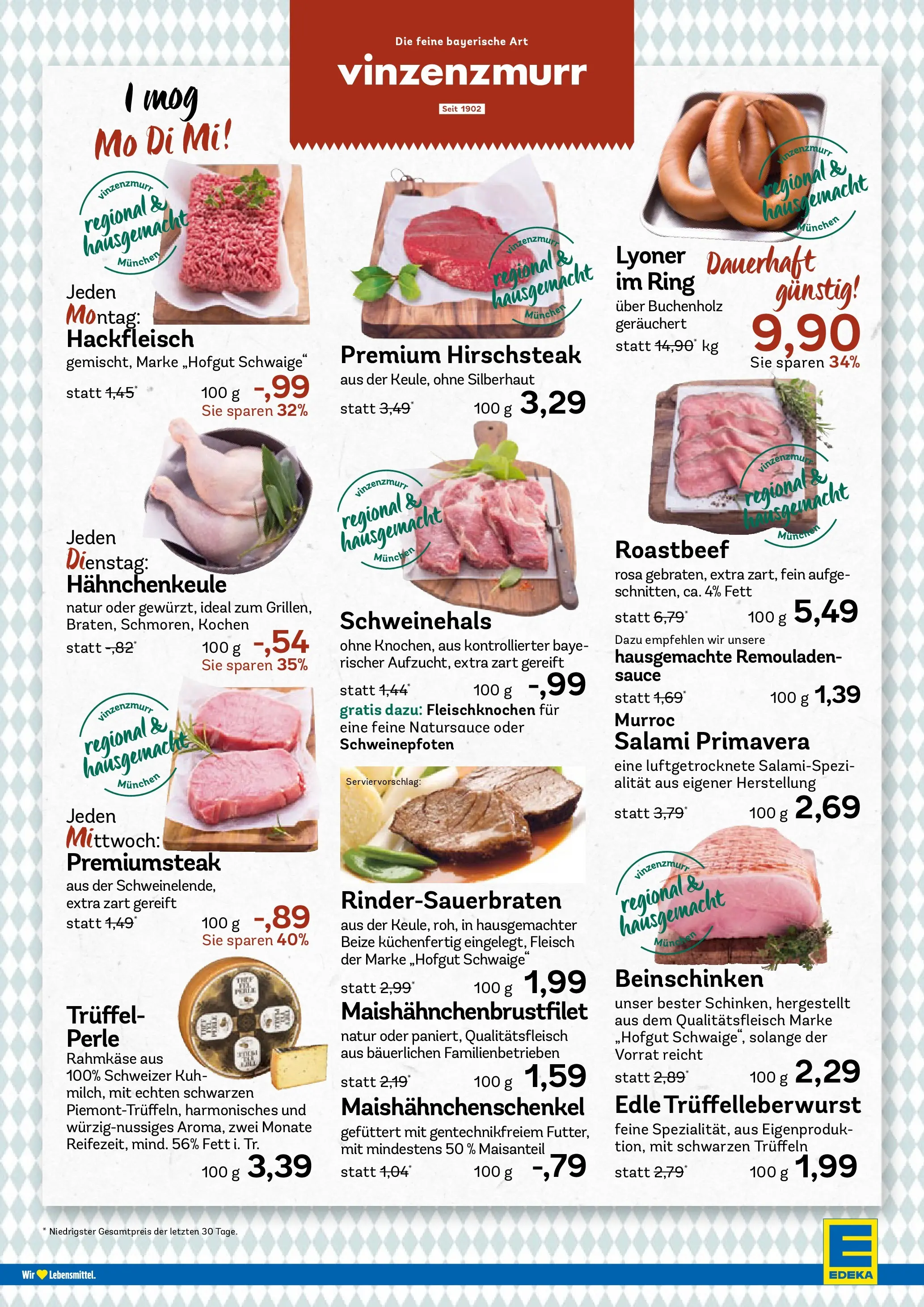 Edeka prospekt München	 (ab 28.12.2025) » Angebote Online | Seite: 4 | Produkte: Roastbeef, Salami, Fleisch, Hackfleisch