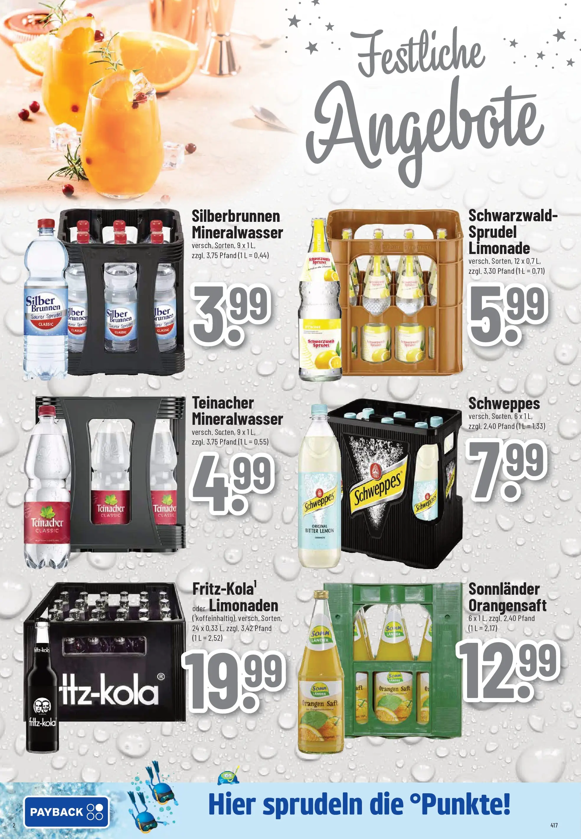 Trinkgut - trinkgut: Wochenangebote (ab 28.12.2025) » Angebote online | Seite: 2 | Produkte: Sofa, Orangen, Schweppes, Mineralwasser