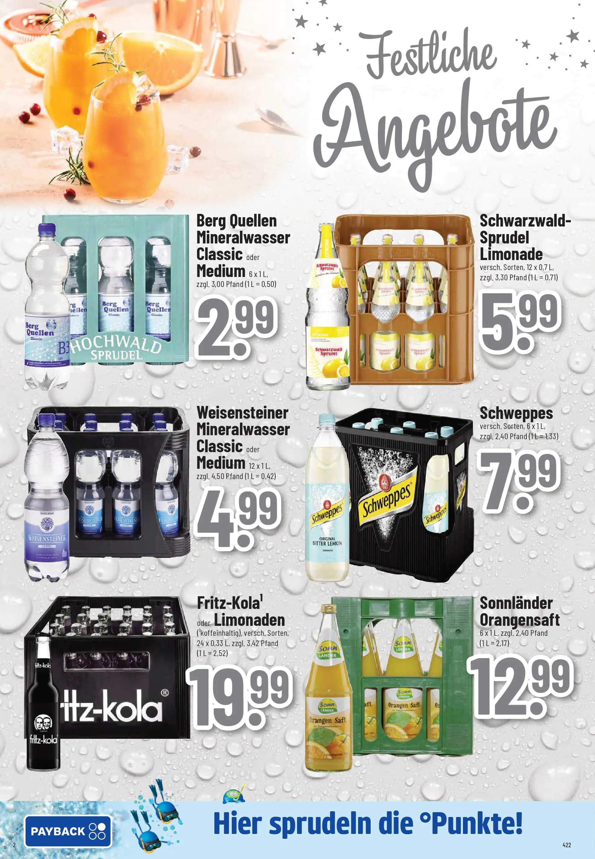 Trinkgut - trinkgut: Wochenangebote (ab 28.12.2025) » Angebote online | Seite: 2 | Produkte: Orangen, Orangensaft, Schweppes, Mineralwasser