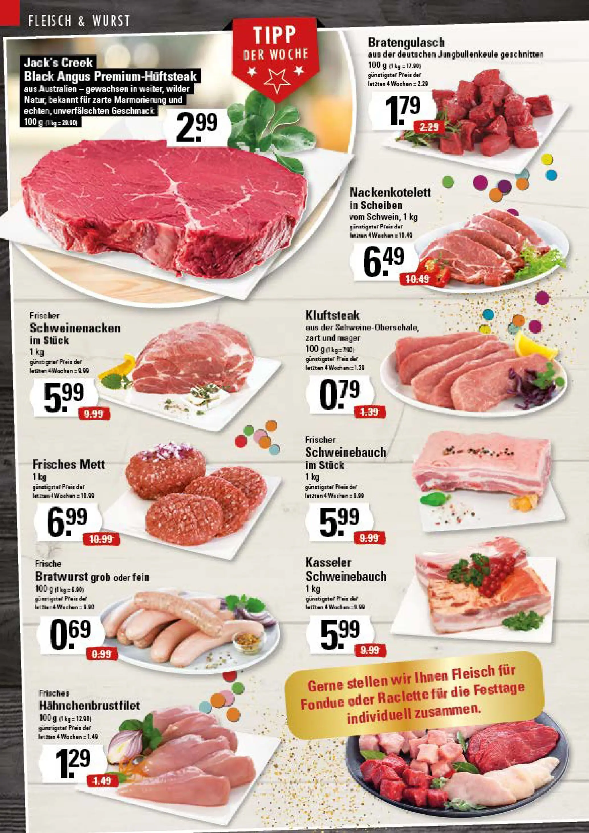 Marktkauf - Marktkauf: Wochenangebote (ab 29.12.2025) » Angebote online | Seite: 4 | Produkte: Schweinebauch, Bratwurst, Wurst, Fondue