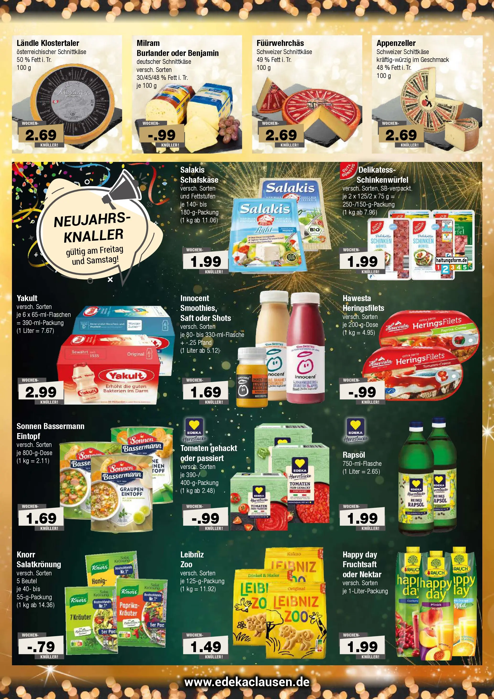 Edeka prospekt Hamburg	 (ab 29.12.2025) » Angebote Online | Seite: 4 | Produkte: Tomaten, Milram, Saft, Fruchtsaft