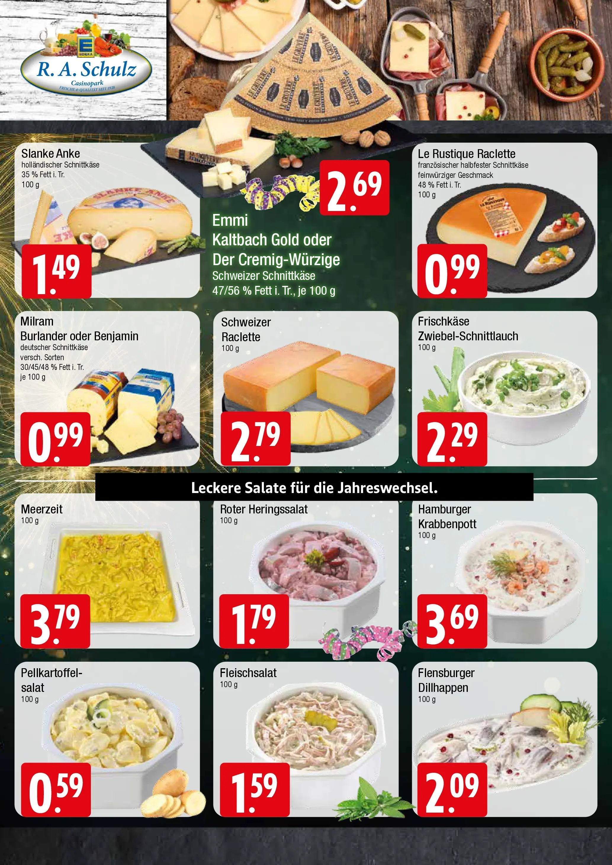 Edeka prospekt Wentorf	 (ab 29.12.2025) » Angebote Online | Seite: 4 | Produkte: Flensburger, Raclette, Salat, Frischkase