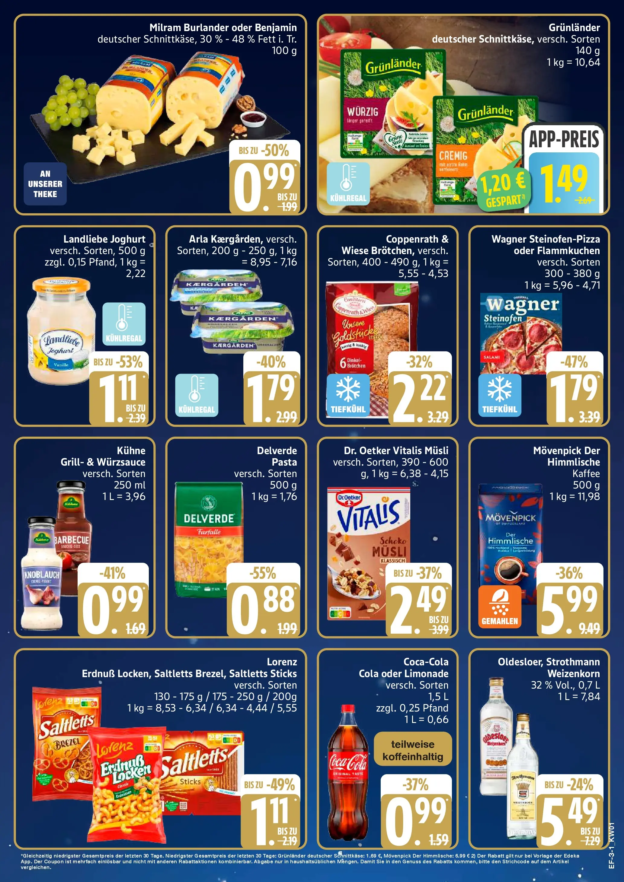 Edeka prospekt Luhnstedt	 (ab 29.12.2025) » Angebote Online | Seite: 3 | Produkte: Joghurt, Kaffee, Limonade, Landliebe joghurt