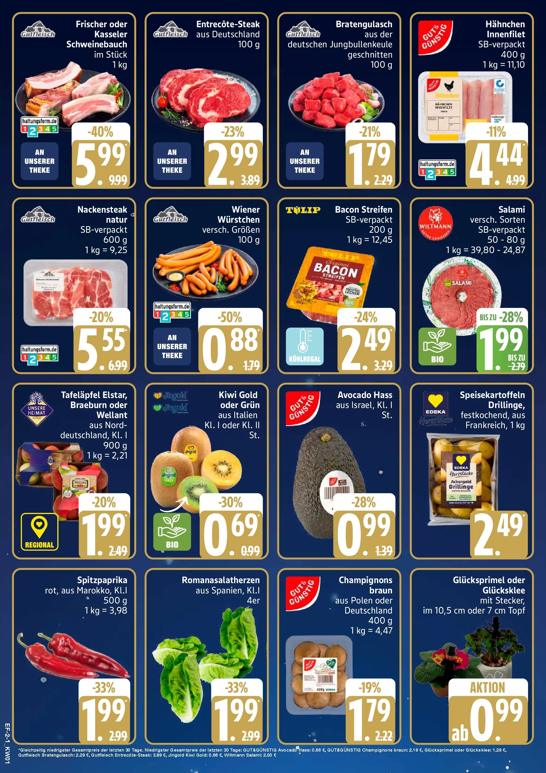 Edeka prospekt Hamburg	 (ab 29.12.2025) » Angebote Online | Seite: 2 | Produkte: Hahnchen, Wiener wurstchen, Theke, Kiwi