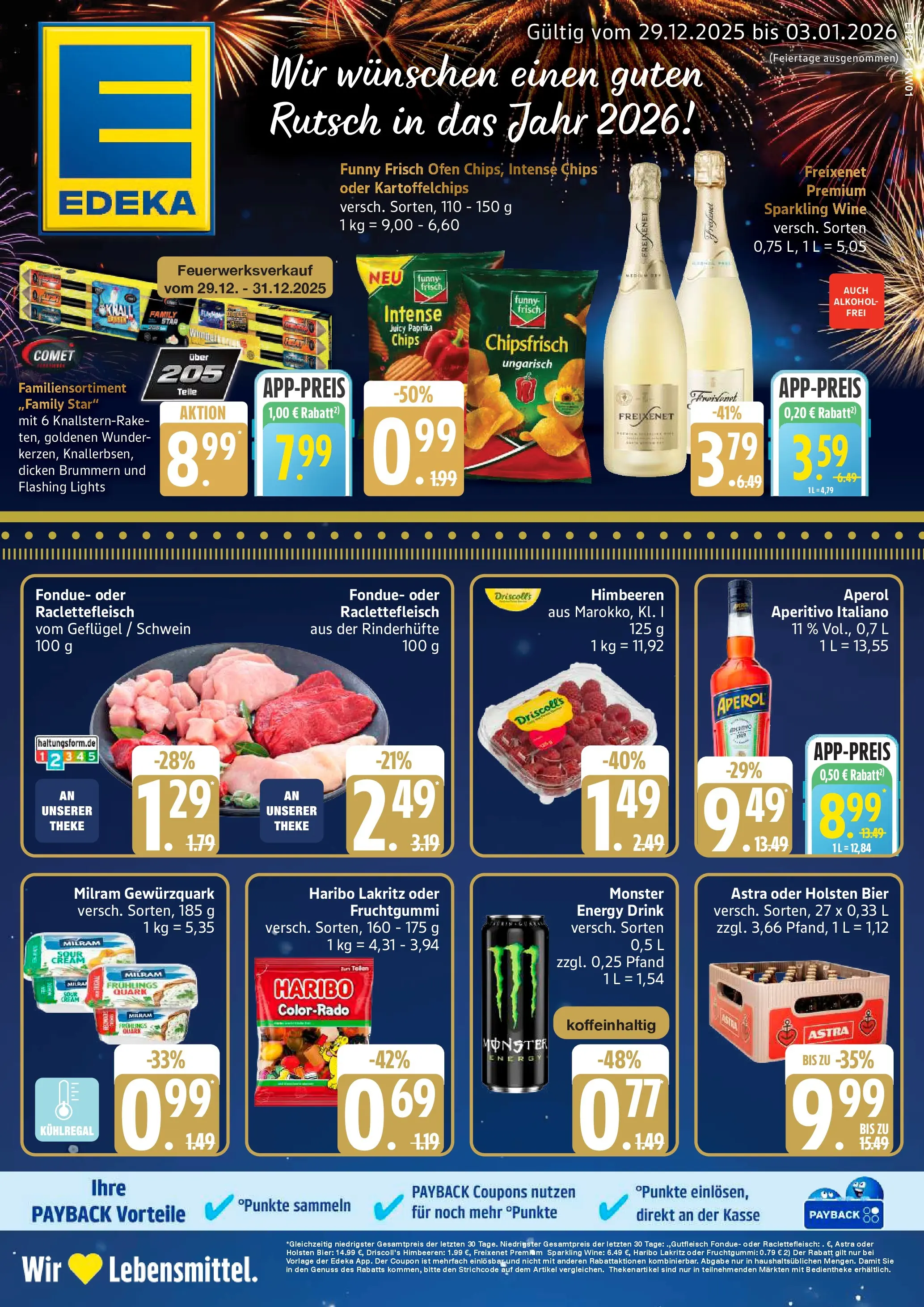Edeka prospekt Ammersbek	 (ab 29.12.2025) » Angebote Online | Seite: 1 | Produkte: Ofen, Quark, Aperol, Fondue