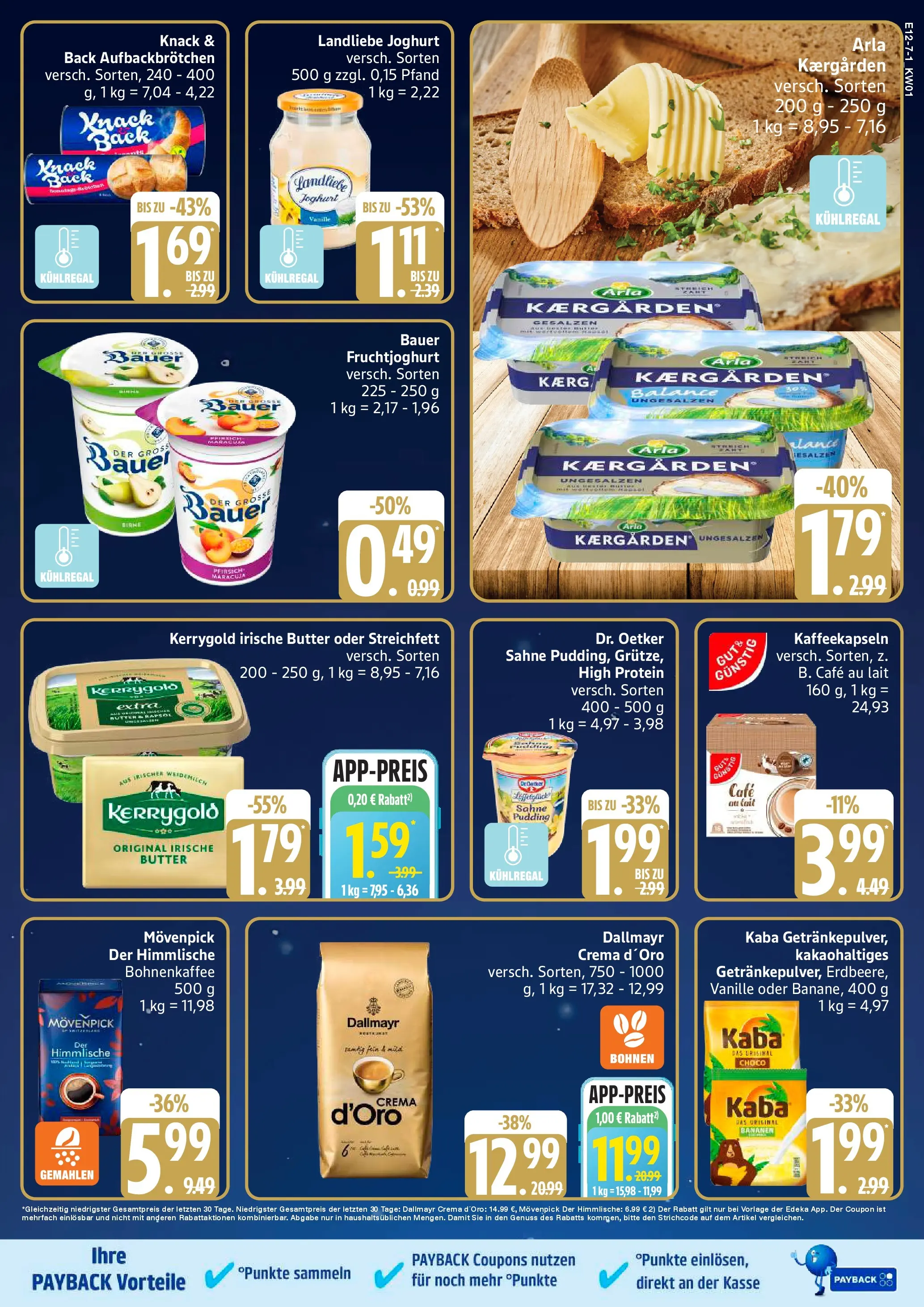 Edeka prospekt Ammersbek	 (ab 29.12.2025) » Angebote Online | Seite: 7 | Produkte: Butter, Rapsöl, Fruchtjoghurt, Pudding