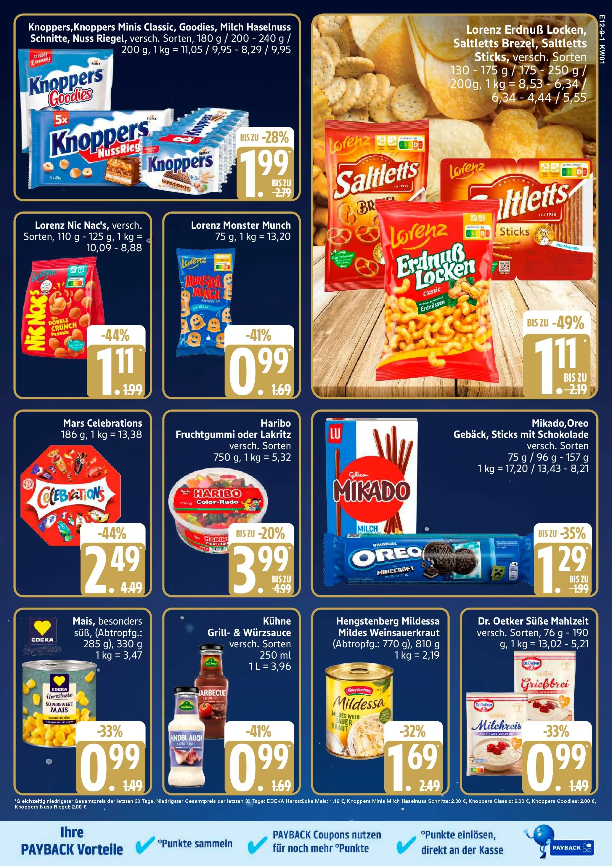 Edeka prospekt Ammersbek	 (ab 29.12.2025) » Angebote Online | Seite: 9 | Produkte: Grill, Celebrations, Knoppers, Wein