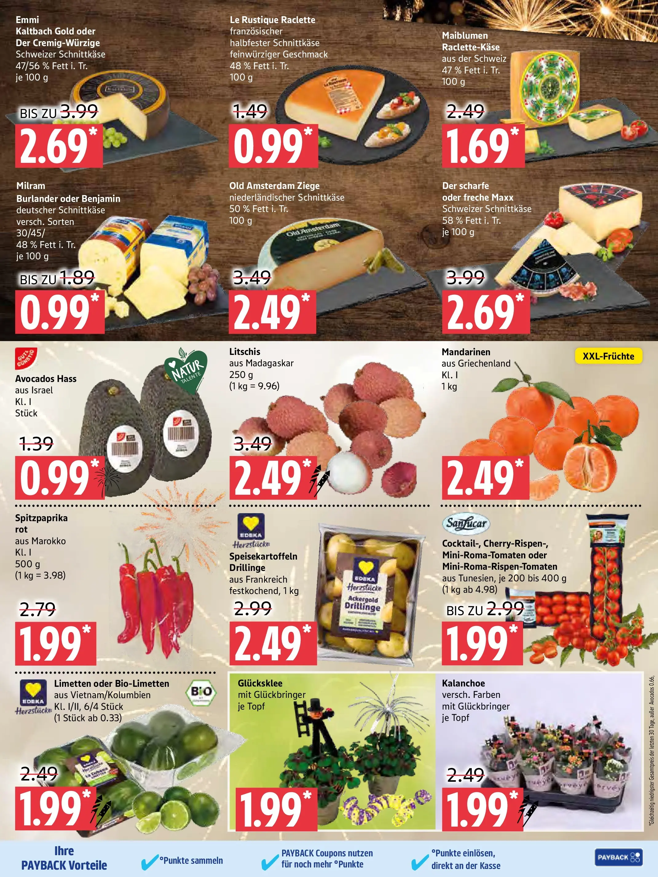 Marktkauf - Marktkauf: Wochenangebote (ab 29.12.2025) » Angebote online | Seite: 3 | Produkte: Limetten, Mandarinen, Milram, Raclette