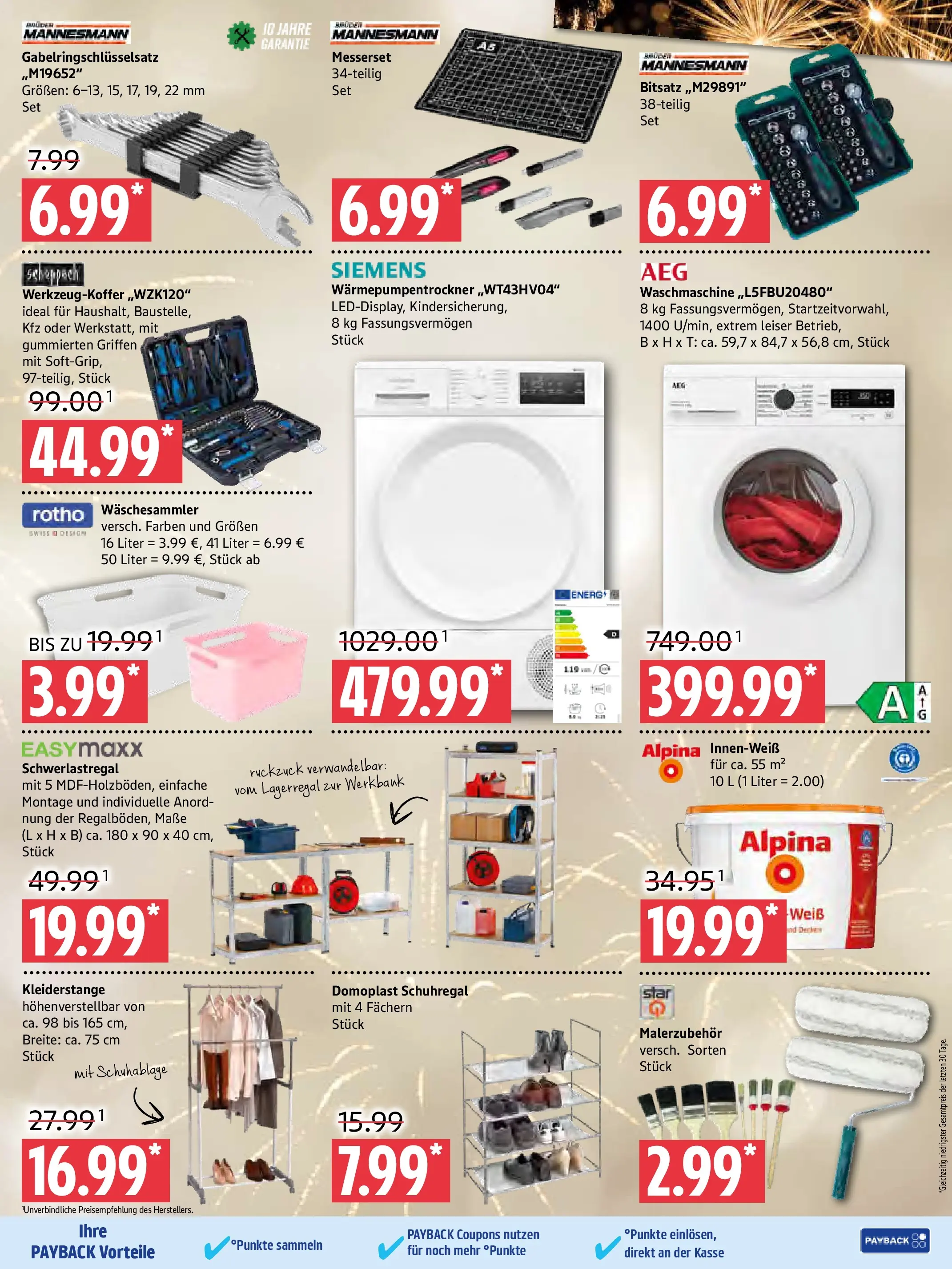 Marktkauf - Marktkauf: Wochenangebote (ab 29.12.2025) » Angebote online | Seite: 9 | Produkte: Siemens, Energy, Schuhregal, Schwerlastregal